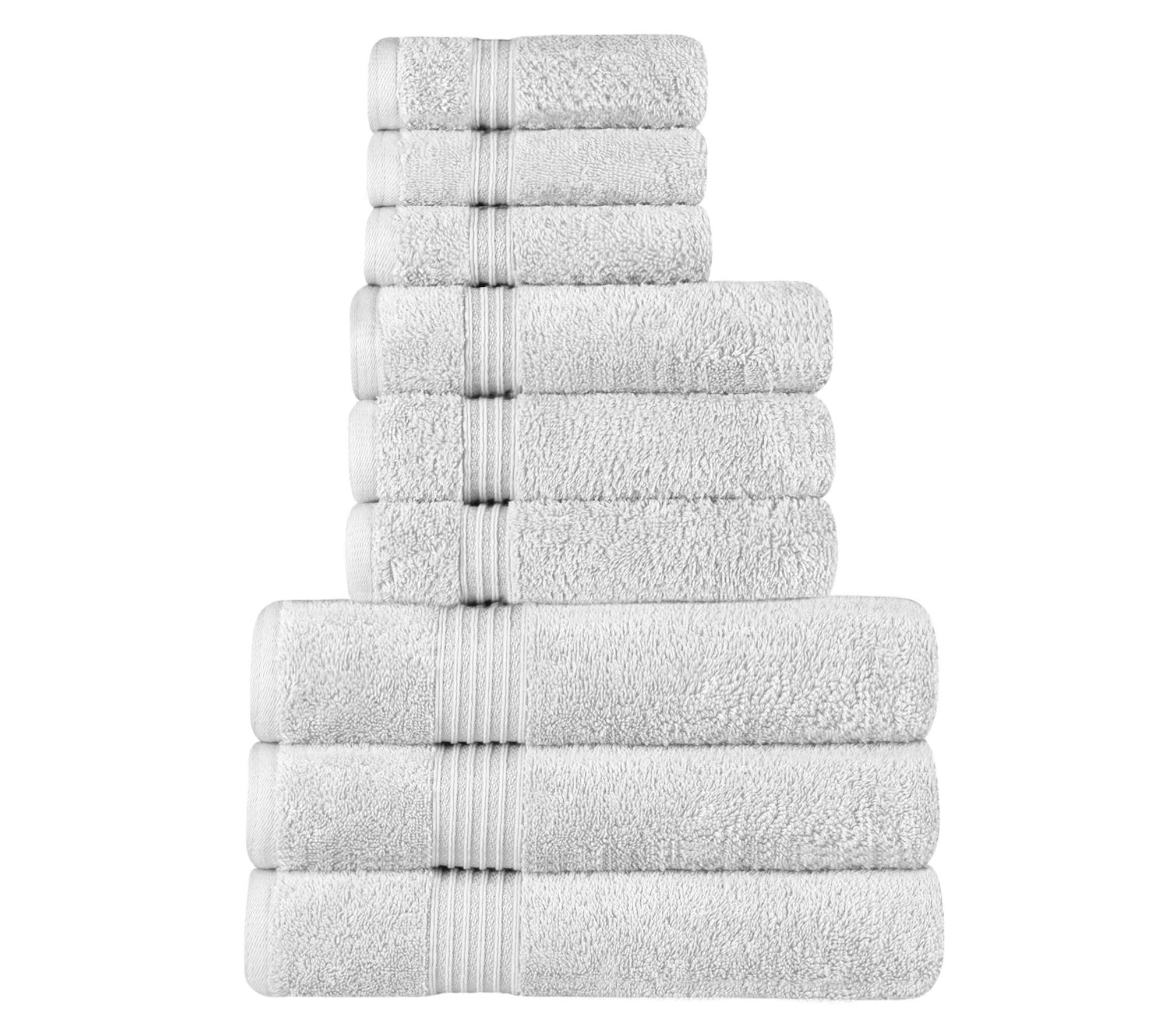 Superior Egyptian Cotton Highly Absorbent 9-PCft Towel Set