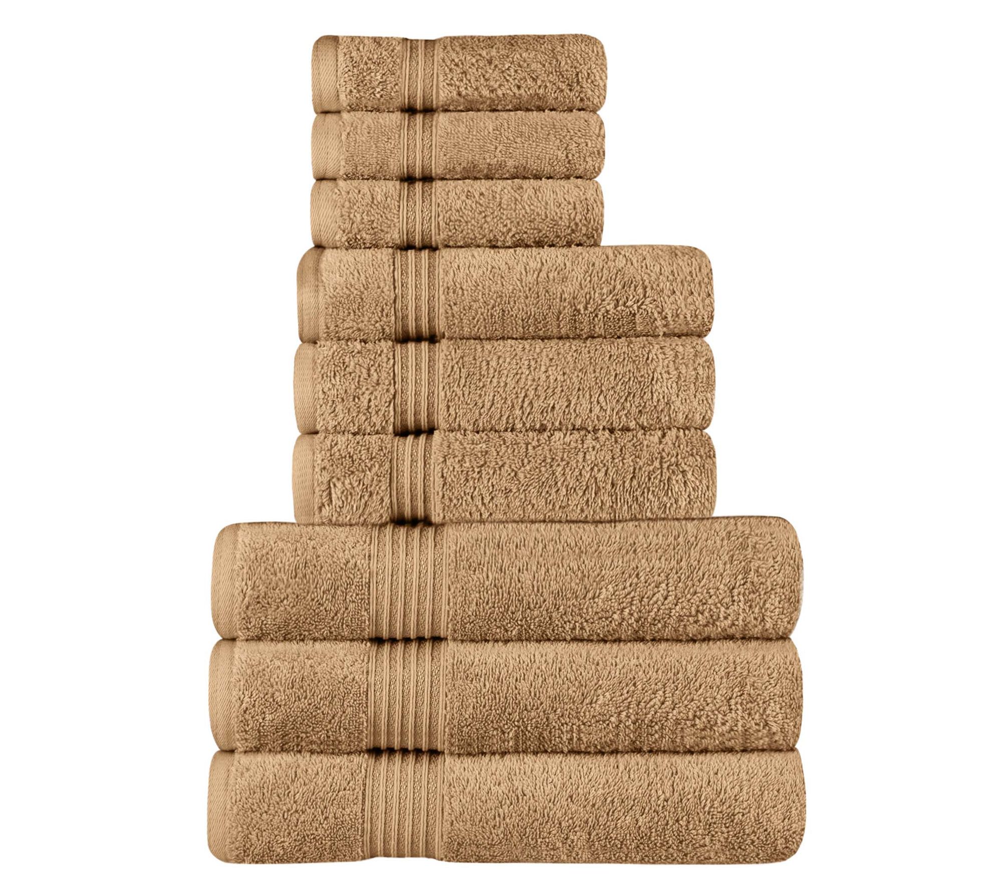Superior Egyptian Cotton Highly Absorbent 9-PCoft Towel Set