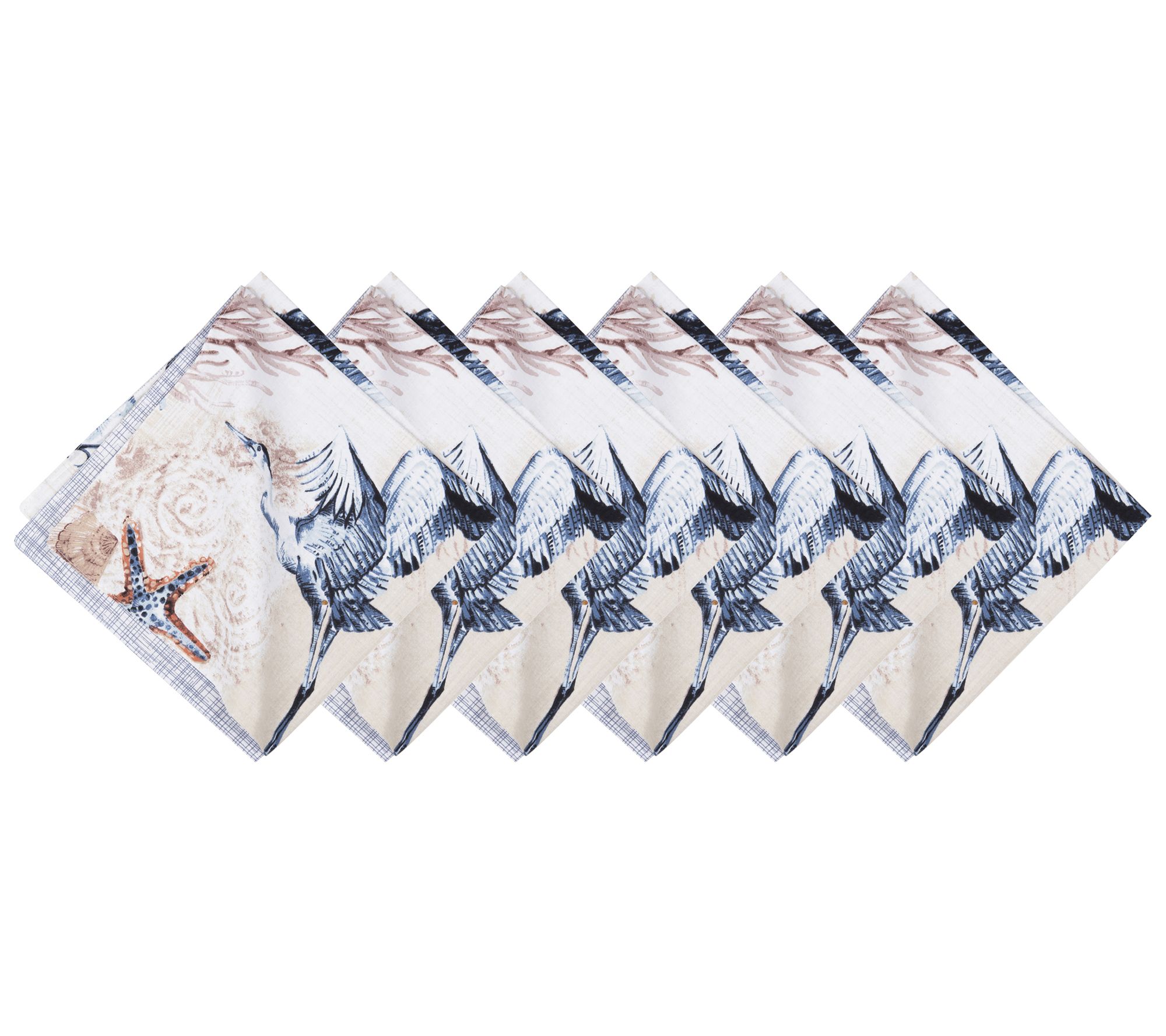 Brunswick Island Napkin Set of 6 by Valerie