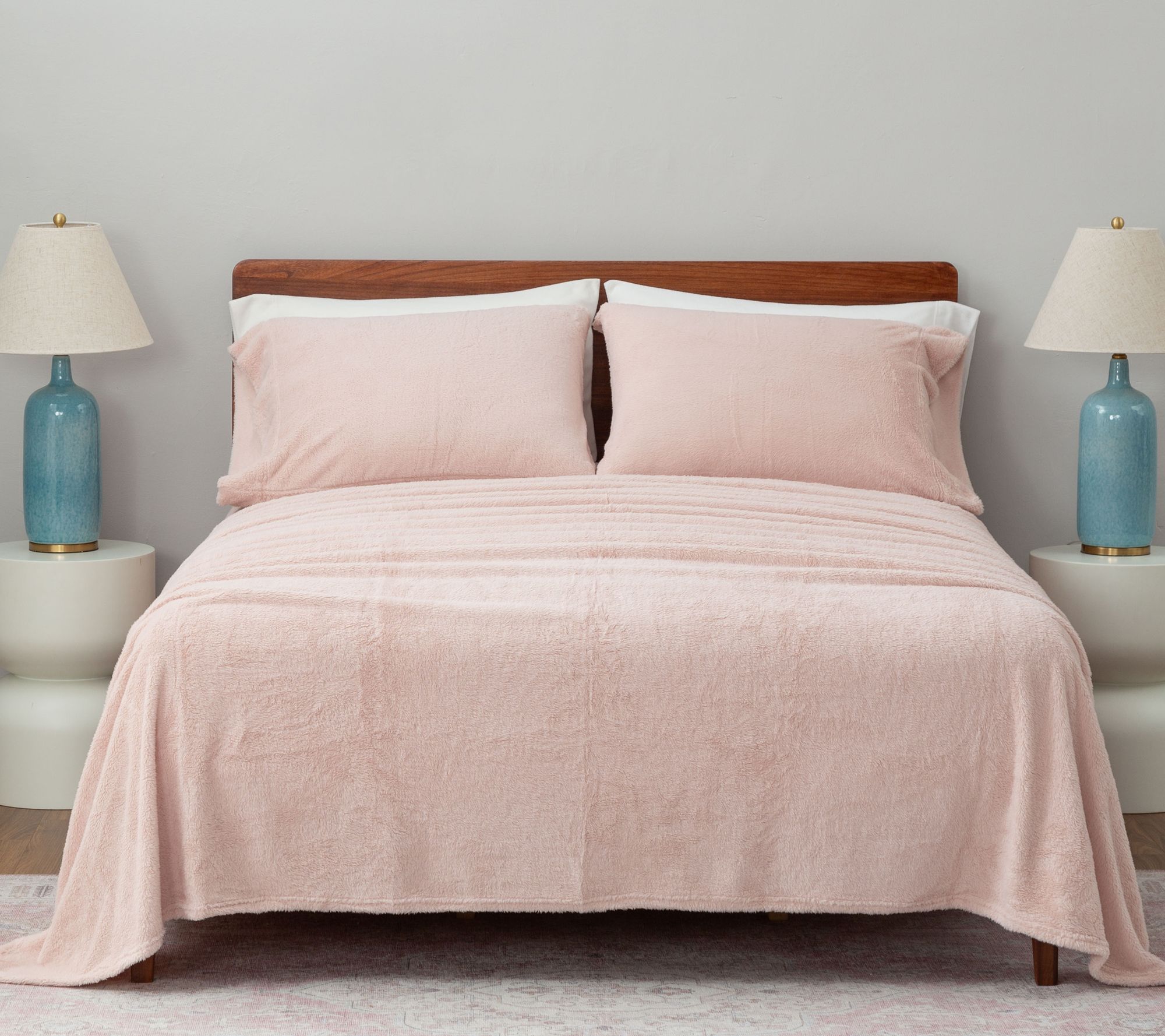 Berkshire Shiny Fluffie Sheet Set- California King