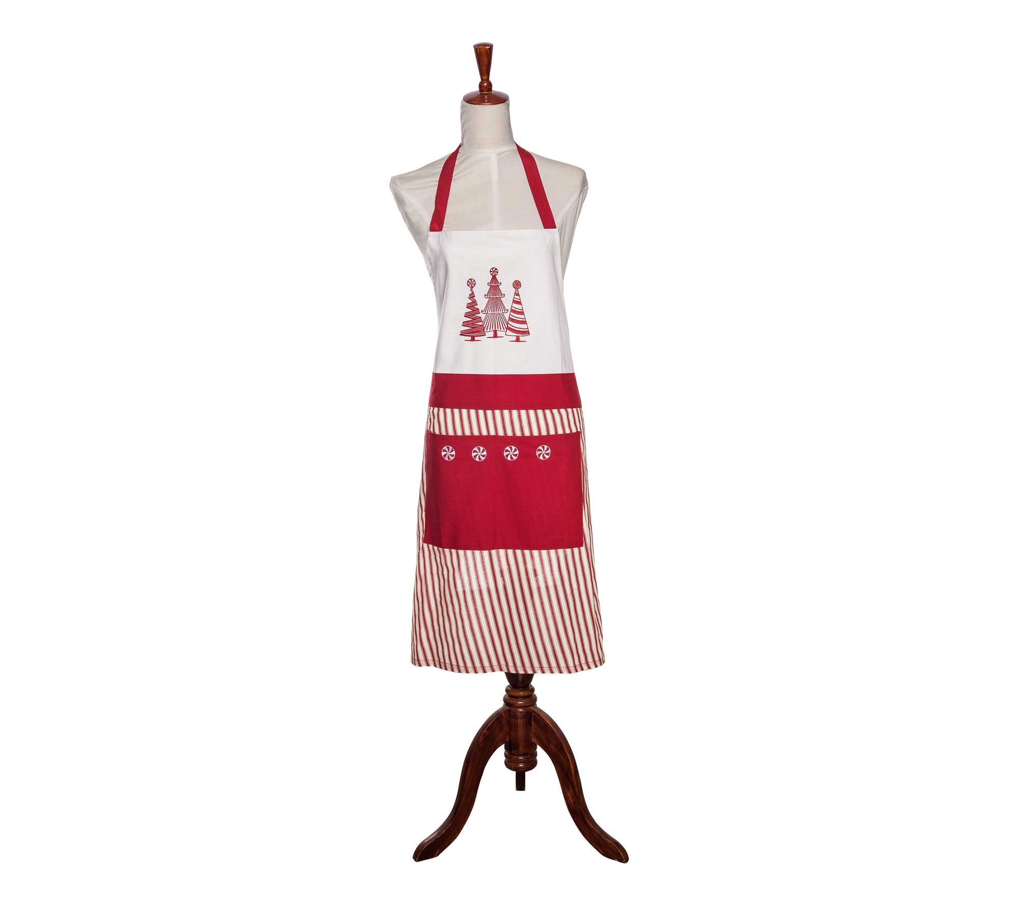 Peppermint Forest Apron by Valerie