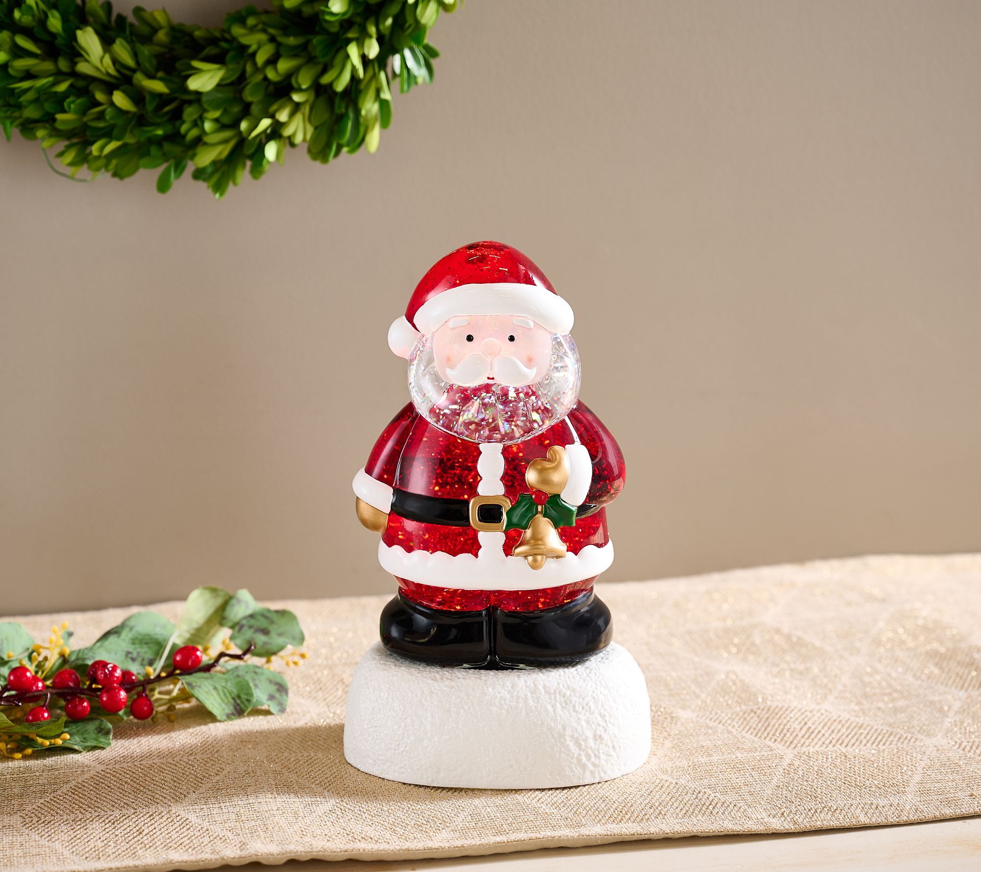 "As Is" 10.5" Illuminated Glitter Figure by Valerie