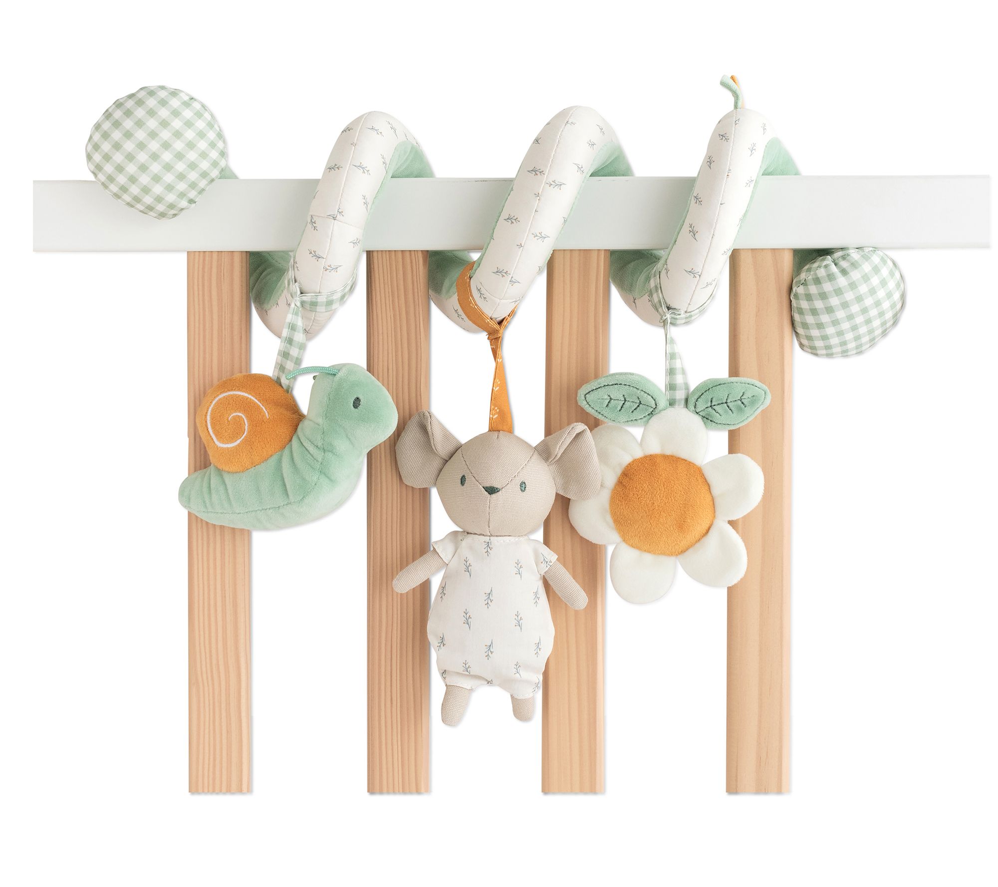 Saro Spring Cottage Mousie Multi Activity Rattle Spiral