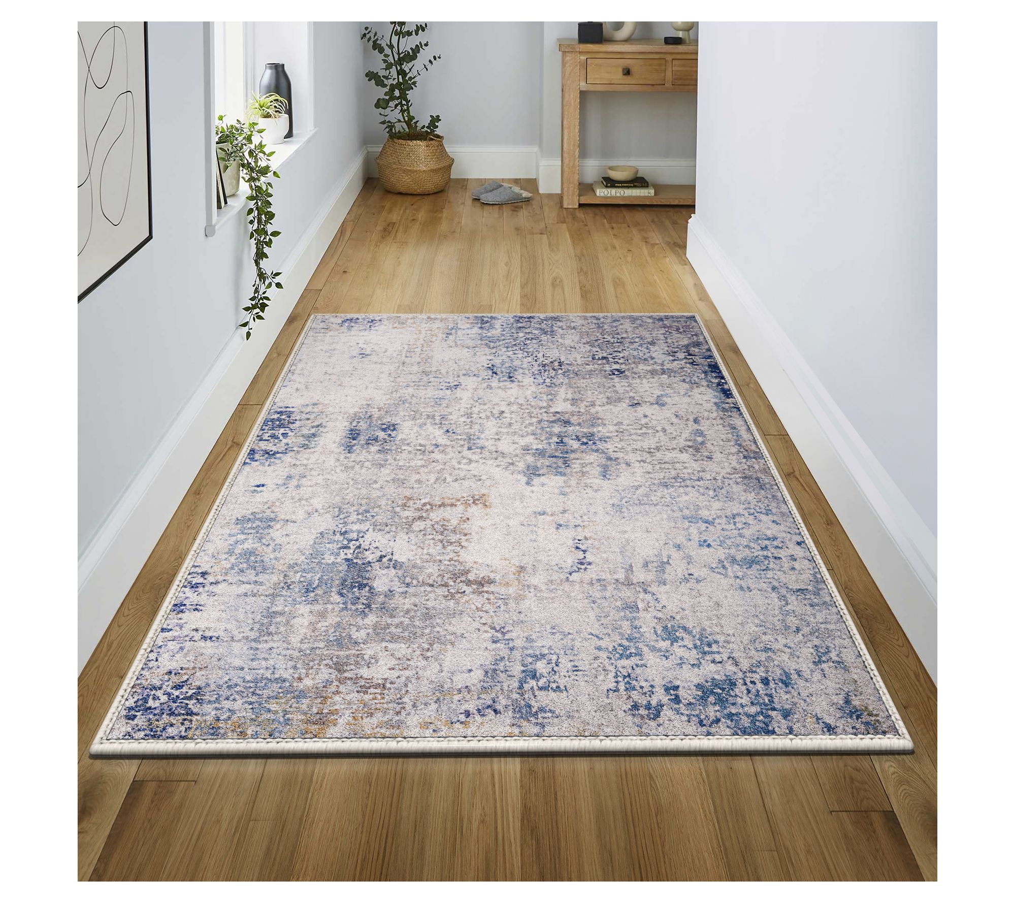 Sorbus 3x5 ft Accent Rug for Entryway, MachineWashable Rug