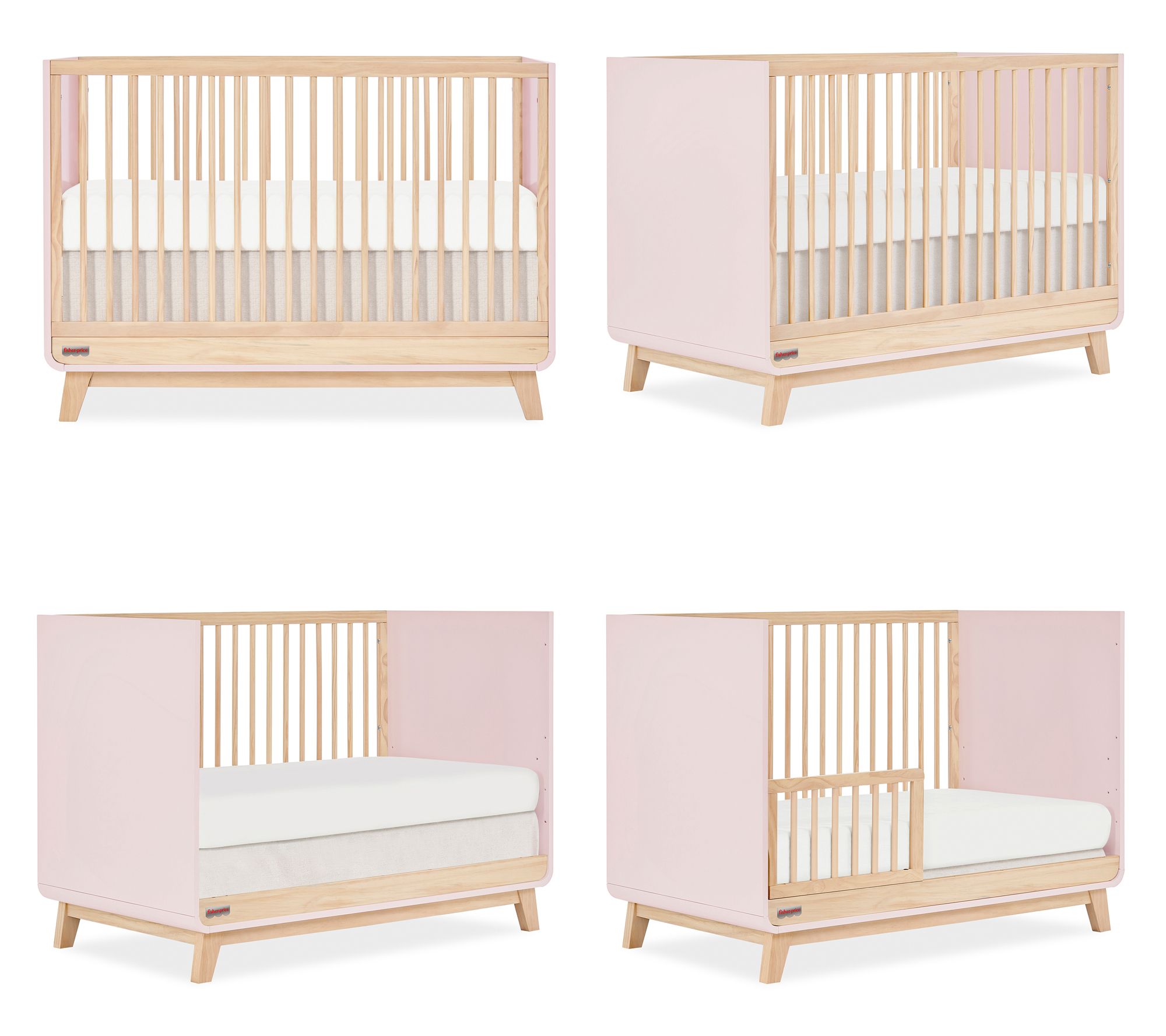Dream On Me Fisher Price Siesta 3-in-1 Convertible Crib