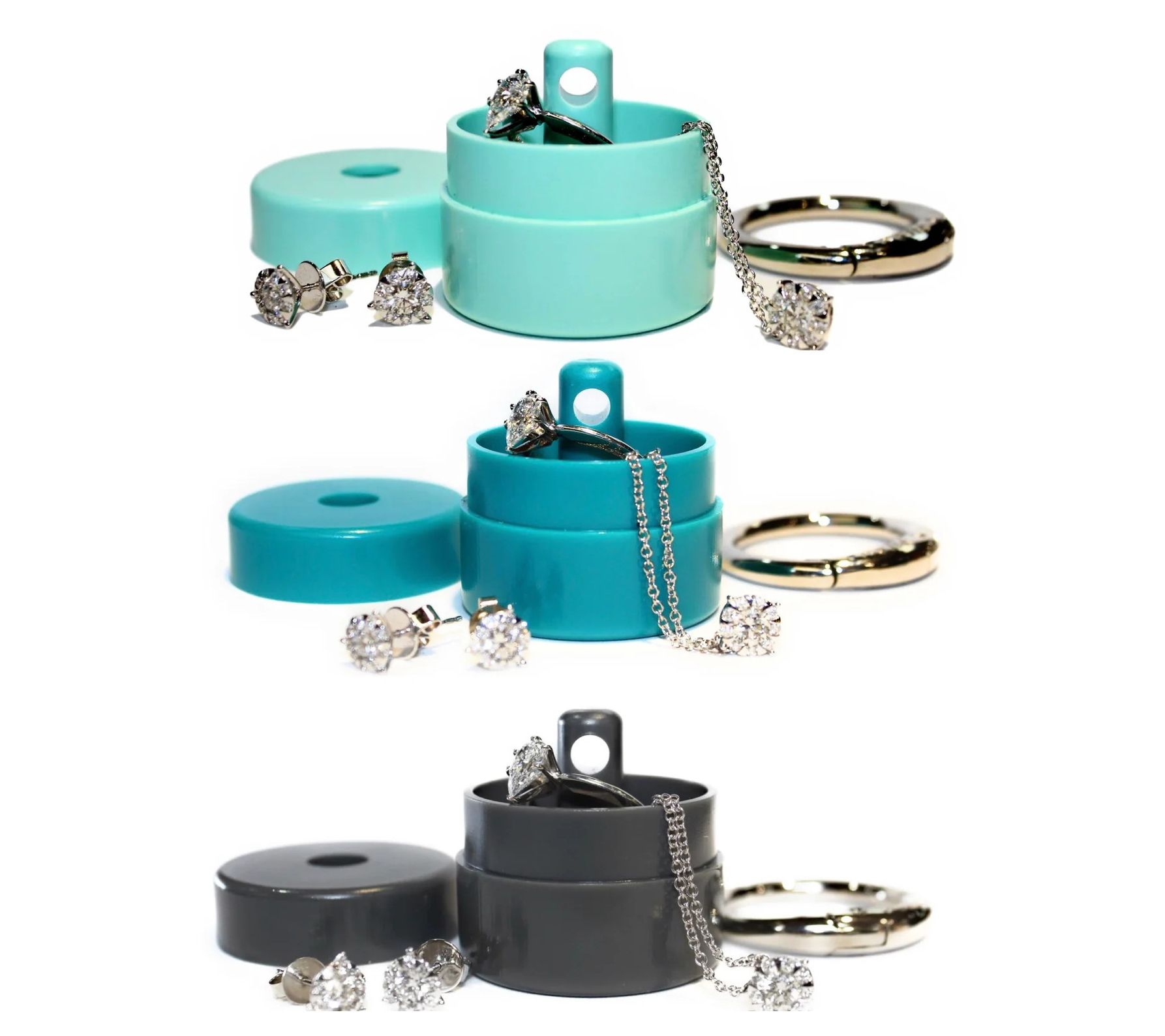 Lion Latch S/3 On-the-Go Compact Jewelry Cases & Organizers