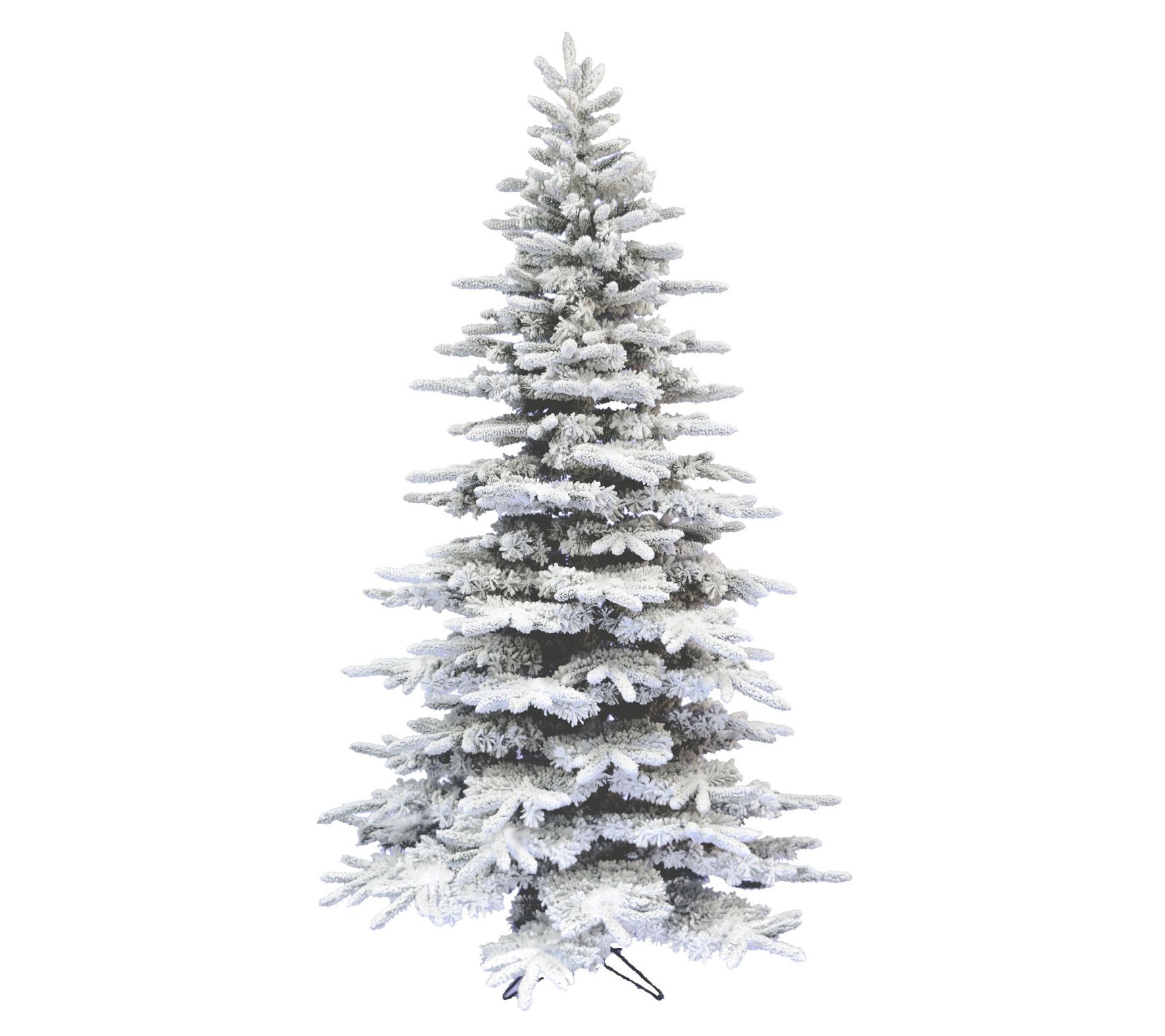 Fraser Hill Farm 9 Ft. Flocked Pine Valley Christmas Tree