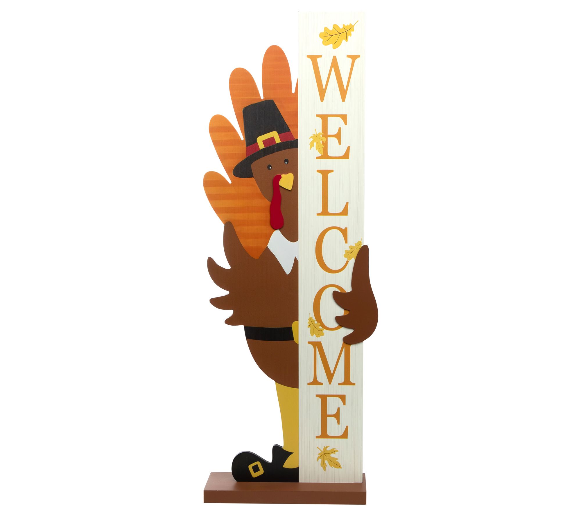 Northlight Turkey Welcome Harvest Outdoor PorchSign 35.5"