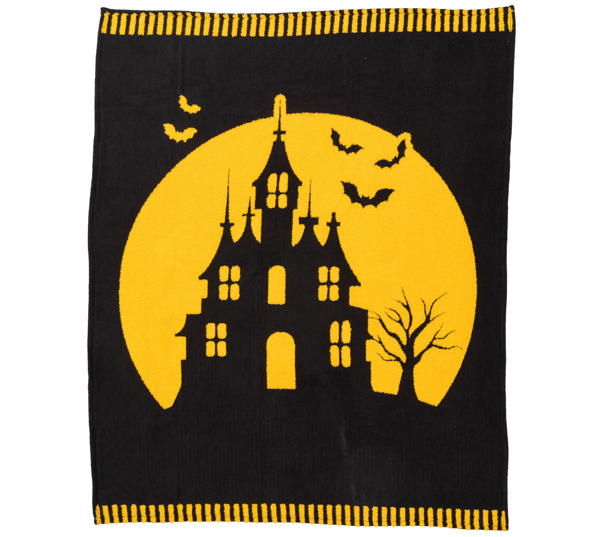 "As Is" Berkshire Halloween Icon Jacquard Plush Throw