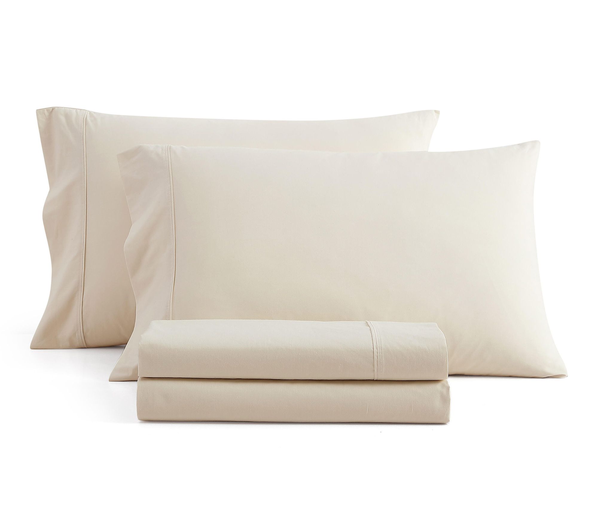 Martha Stewart Skylands Beige Cotton Full SheetSet