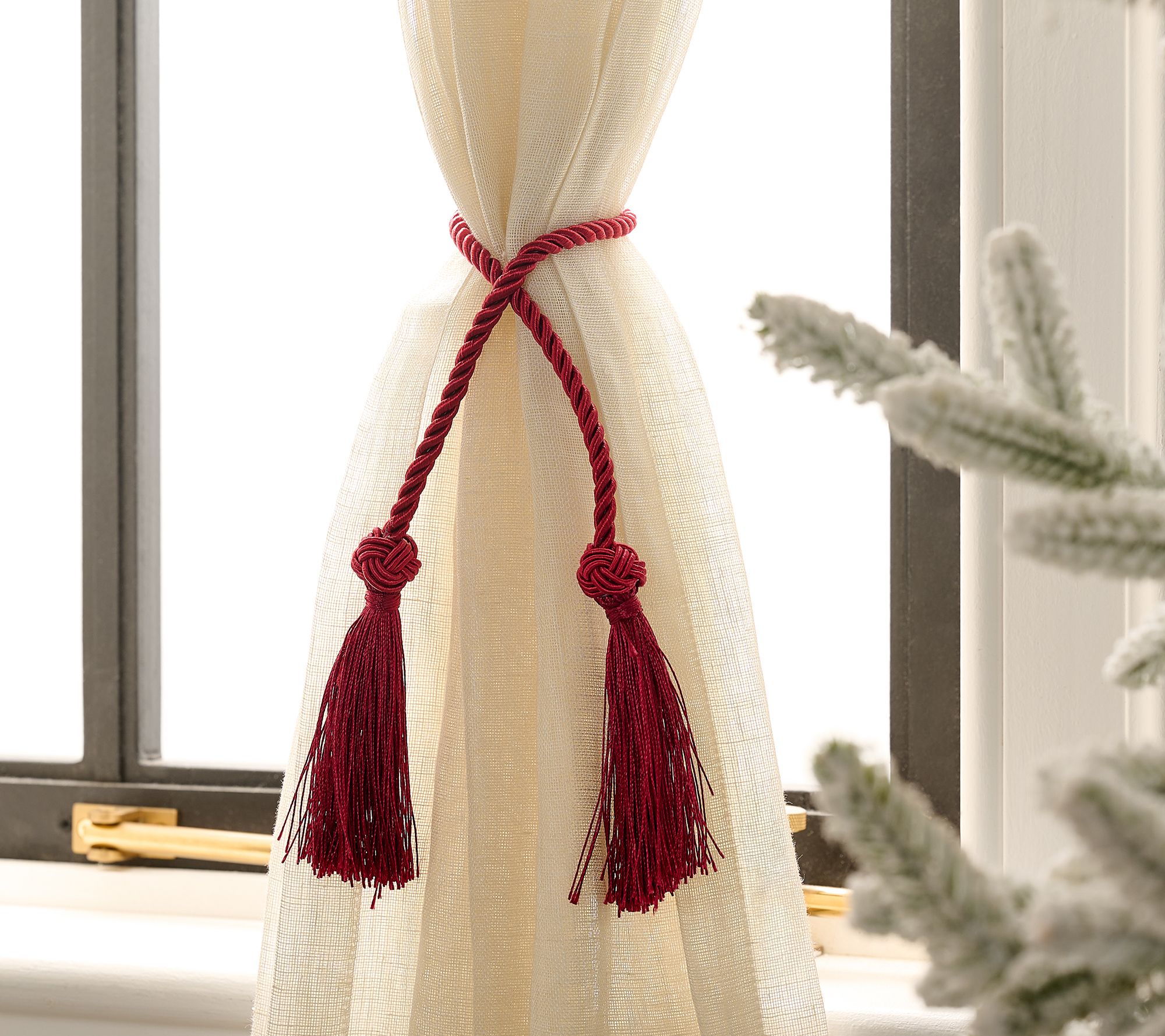 "As Is" Set of 10 Decorative Ties with Tassels by Valerie