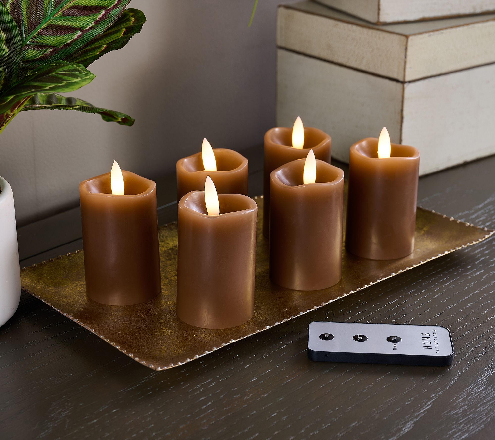 "As Is" Home Reflections Set of 6 Flameless Votives
