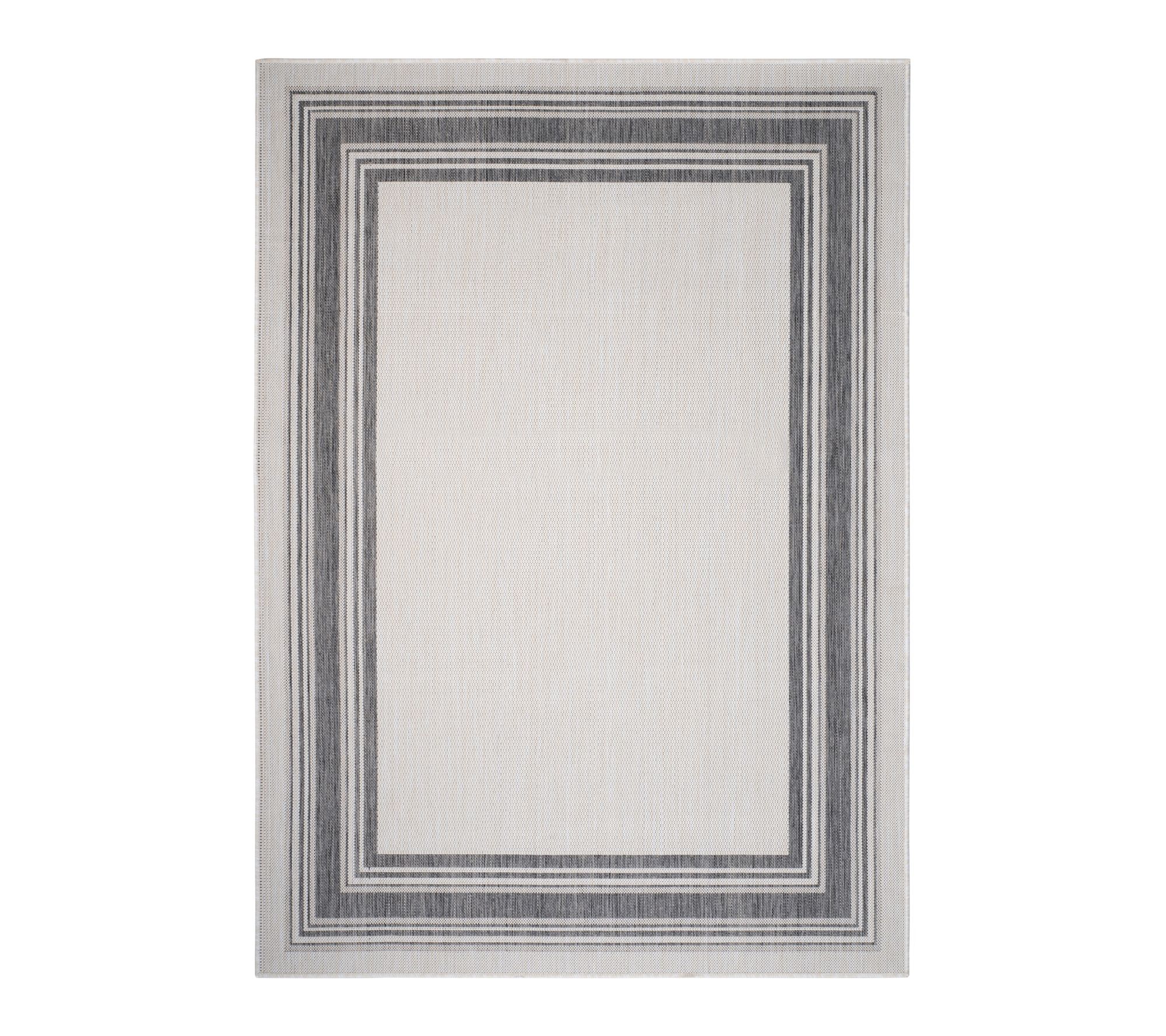 Ox Bay Stripe Transitional Polypropylene Outdoor Rug, 8' x 10'