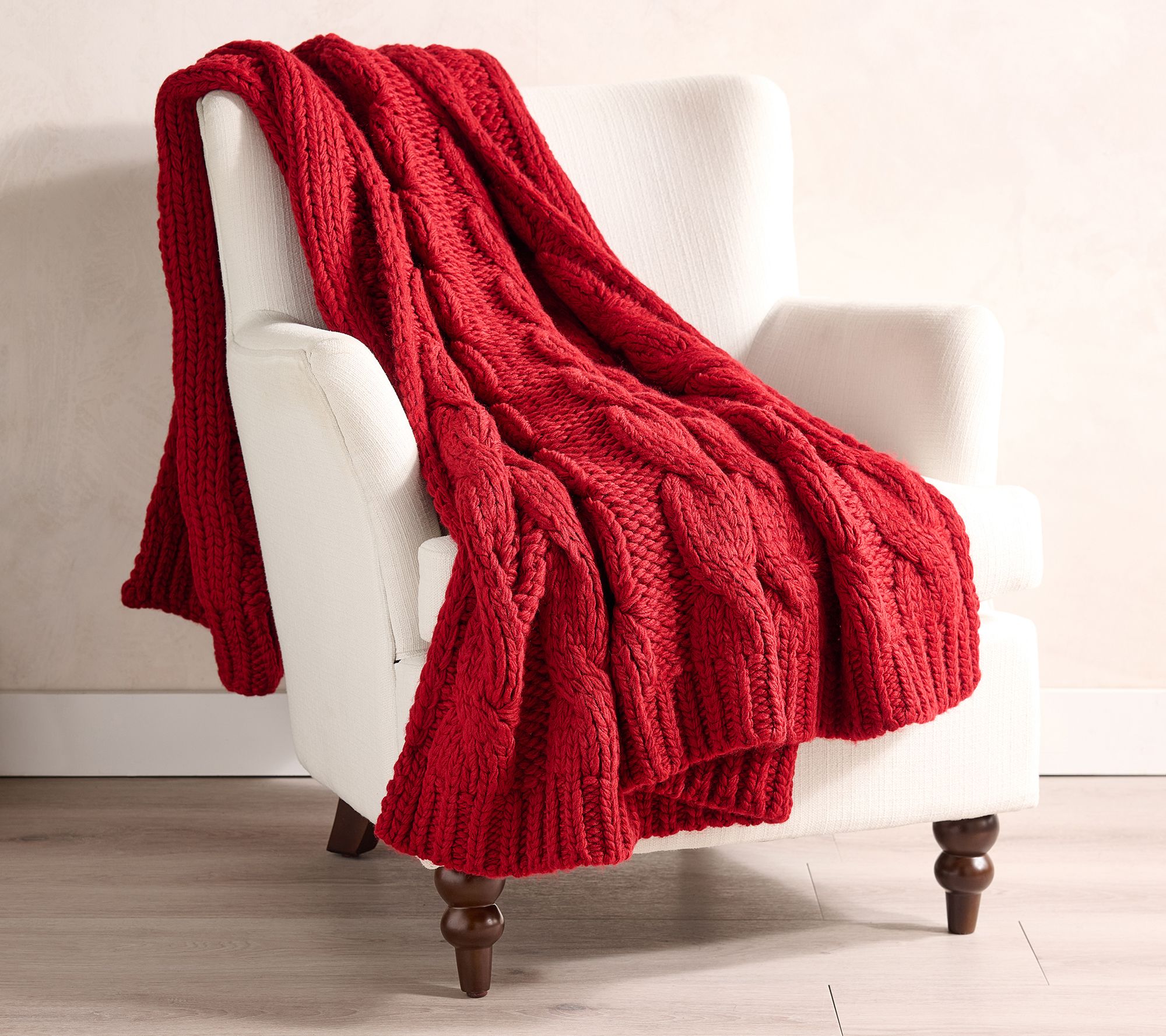  Presley Pierce 60"x70" Chunky Braided Throw