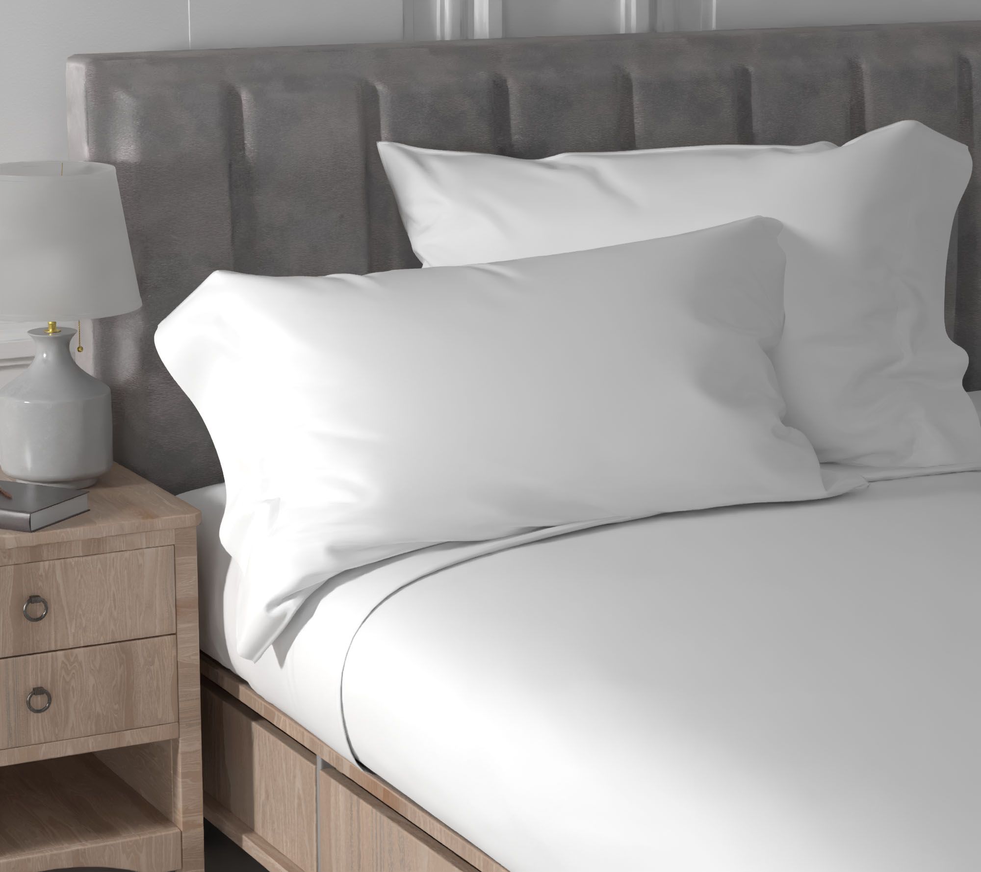 Rayon Made from Bamboo Blend StayTuck Sheet Set - Cal King by Kim Gravel