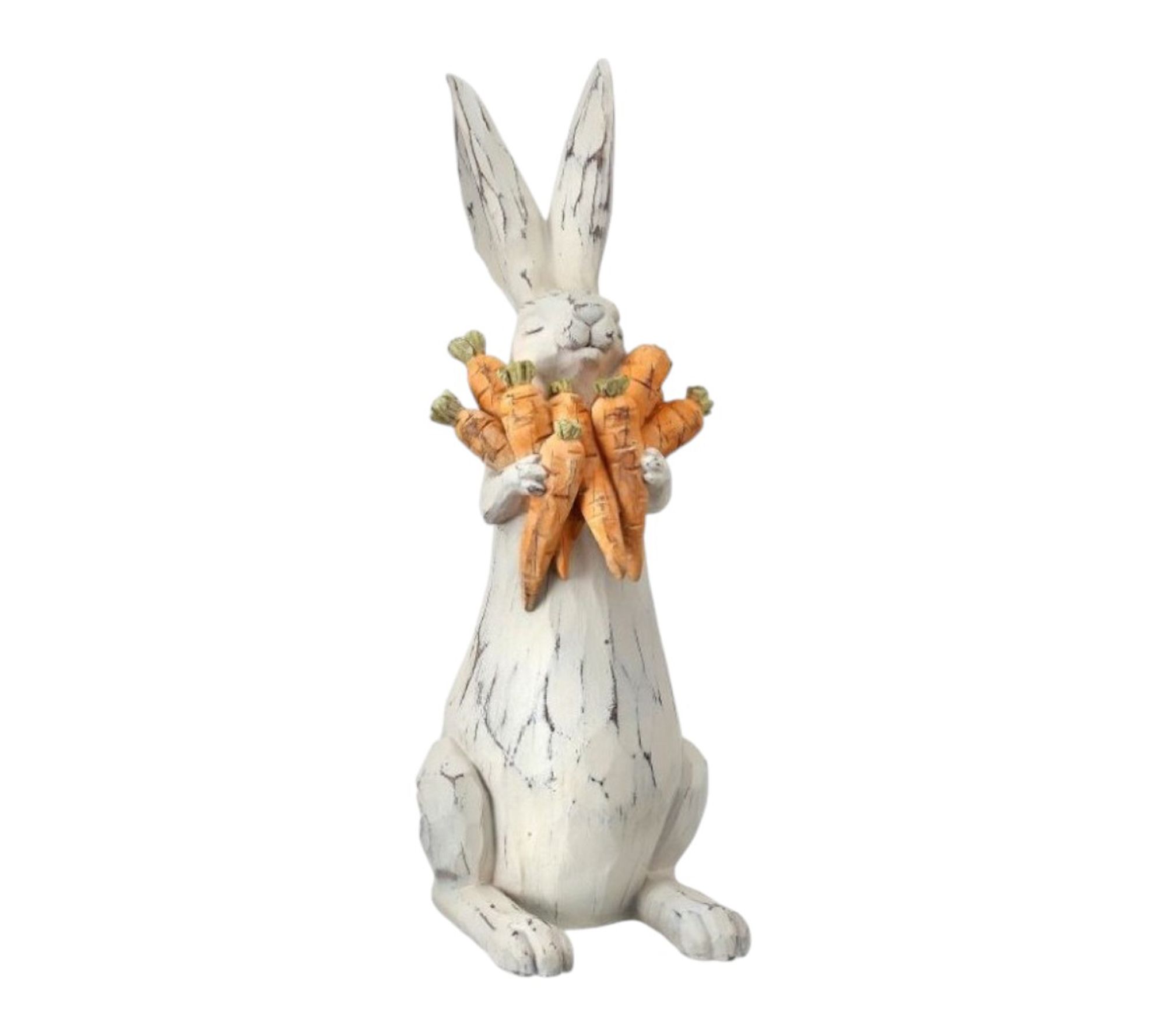 RC Home Decor-17.5" Easter Bunny Figurine Holding Carrots
