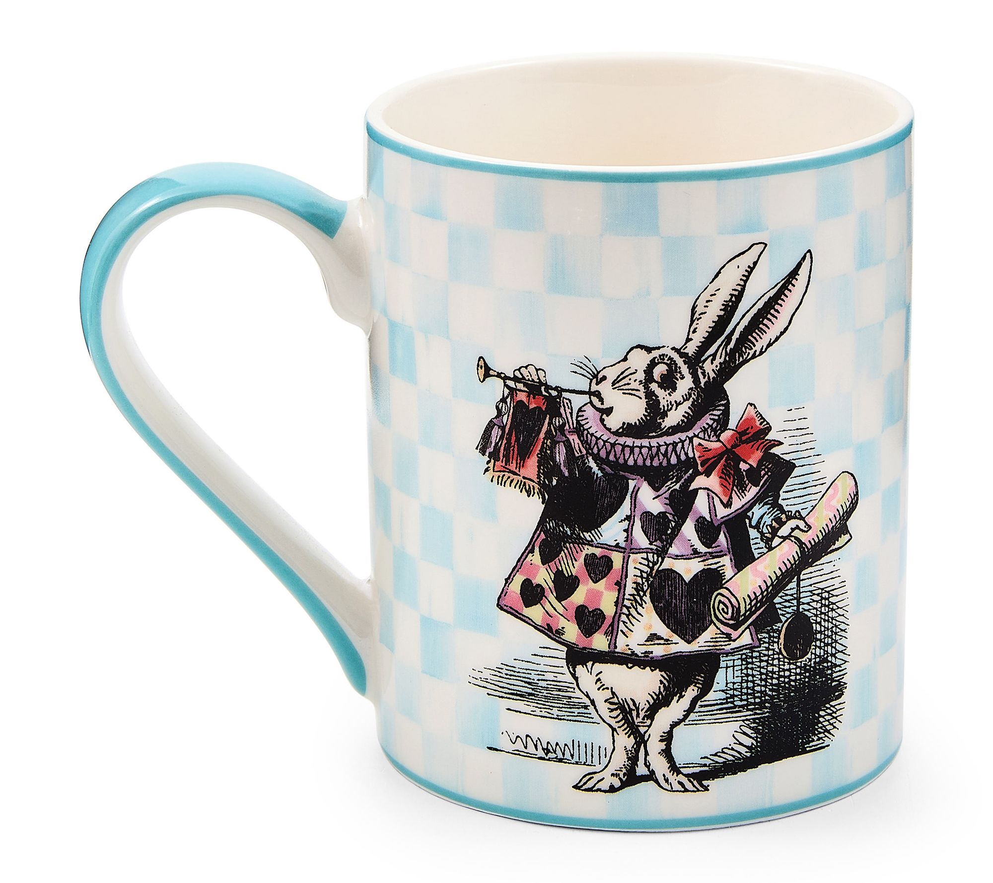 "As Is" MacKenzie-Child Alice in Wonderland Mugs