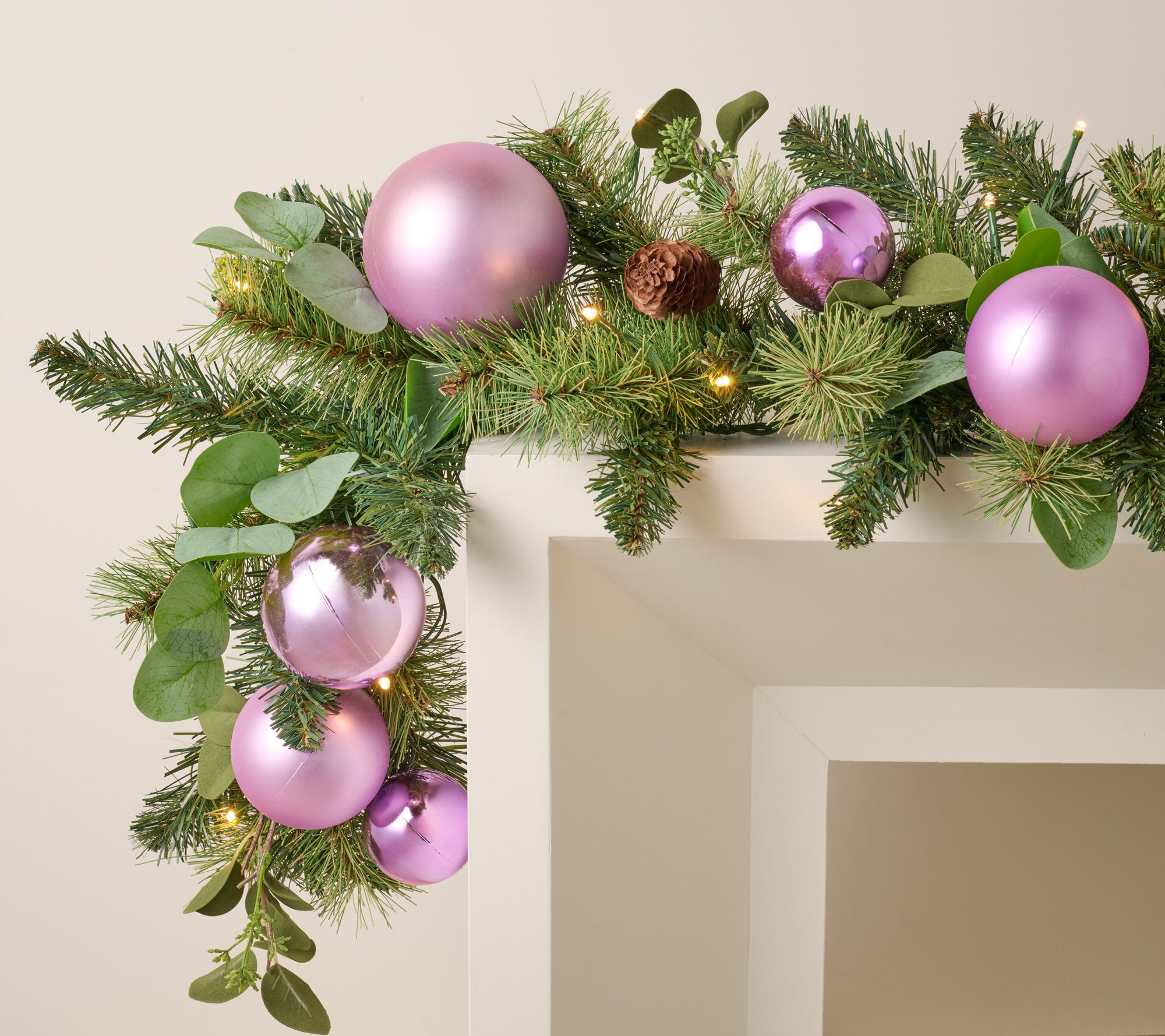 6' Illuminated Ornament Garland by Kim Gravel
