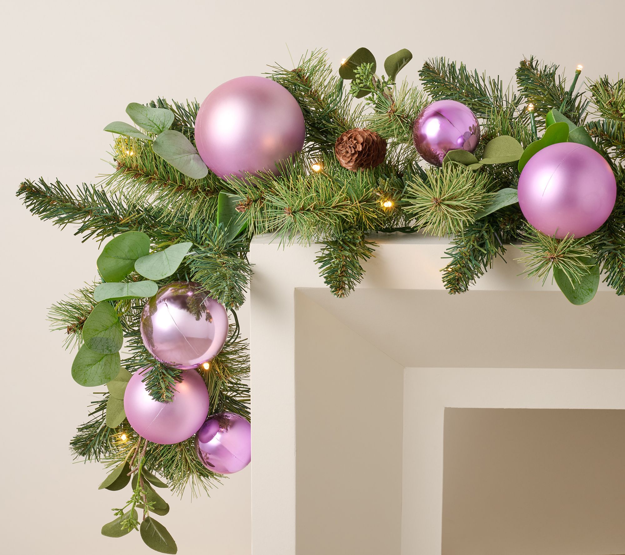 6' Illuminated Ornament Garland by Kim Gravel