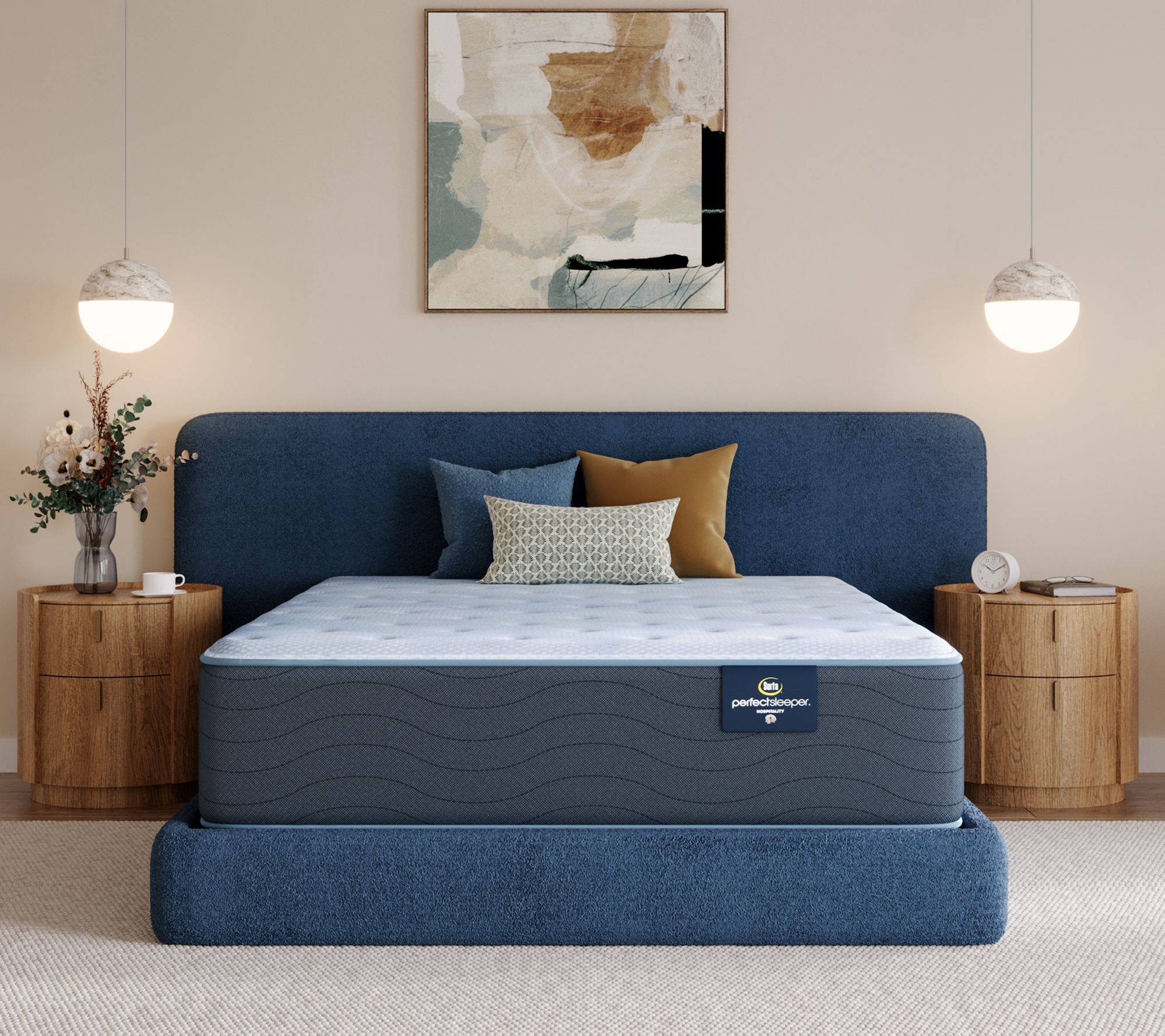 Serta Hospitality 2-Sided Q4 Coil Full Mattress Set