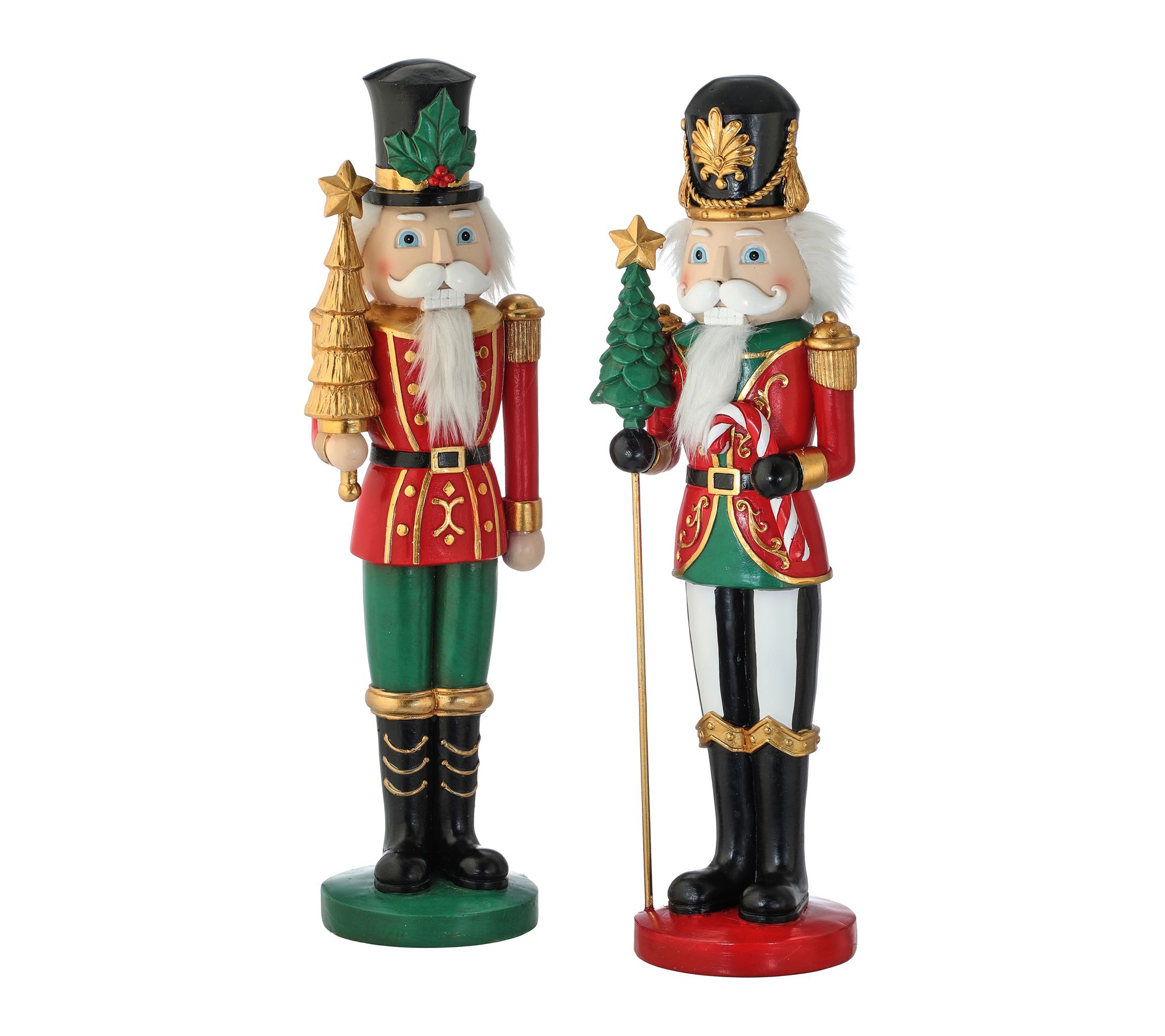 15" Resin Royal Nutcracker Set of 2 by Valerie