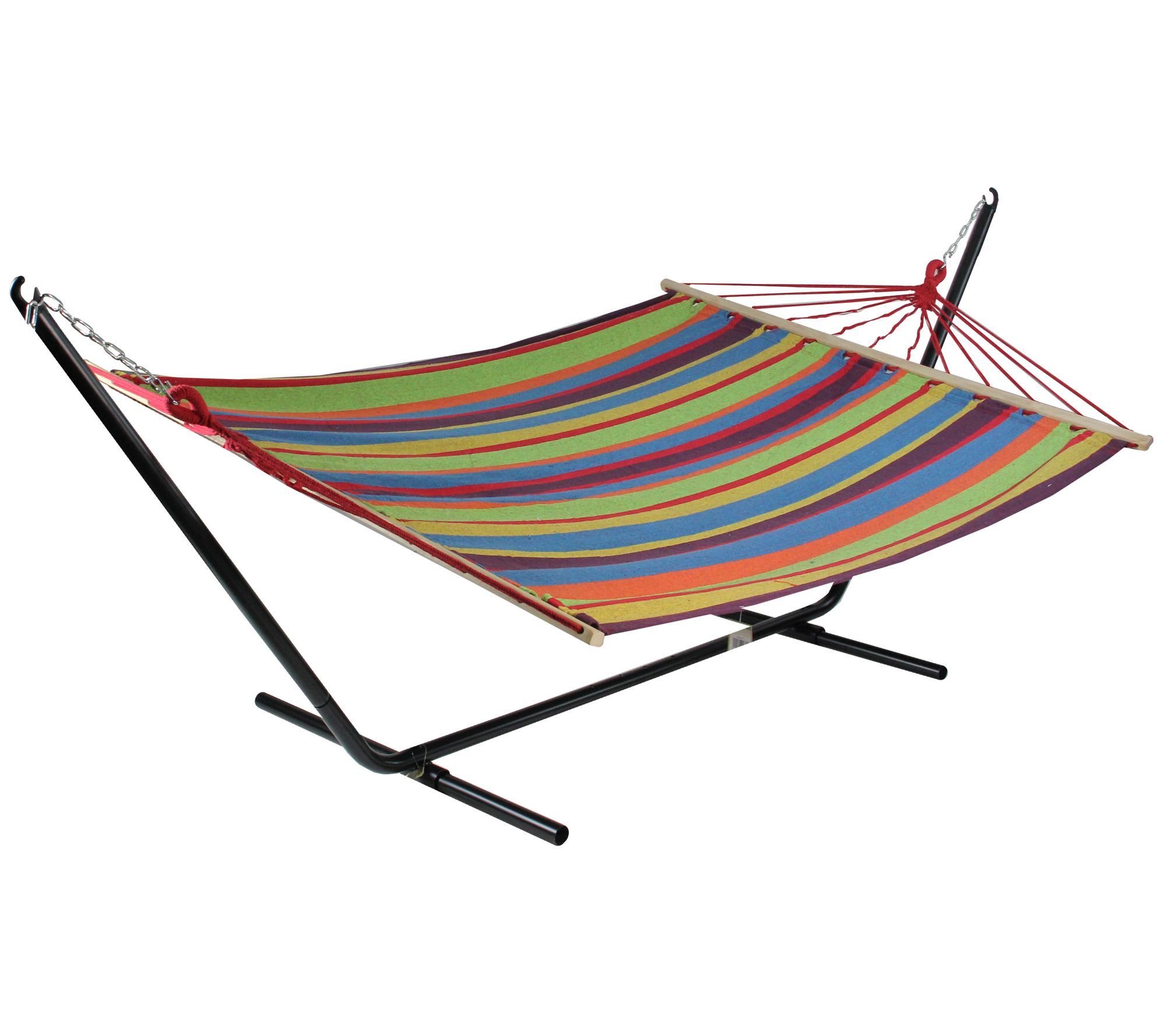 Northlight 76" Colorful Striped Double Hammock