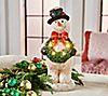 12" Holiday Figure w/ Illuminated Greens by Valerie