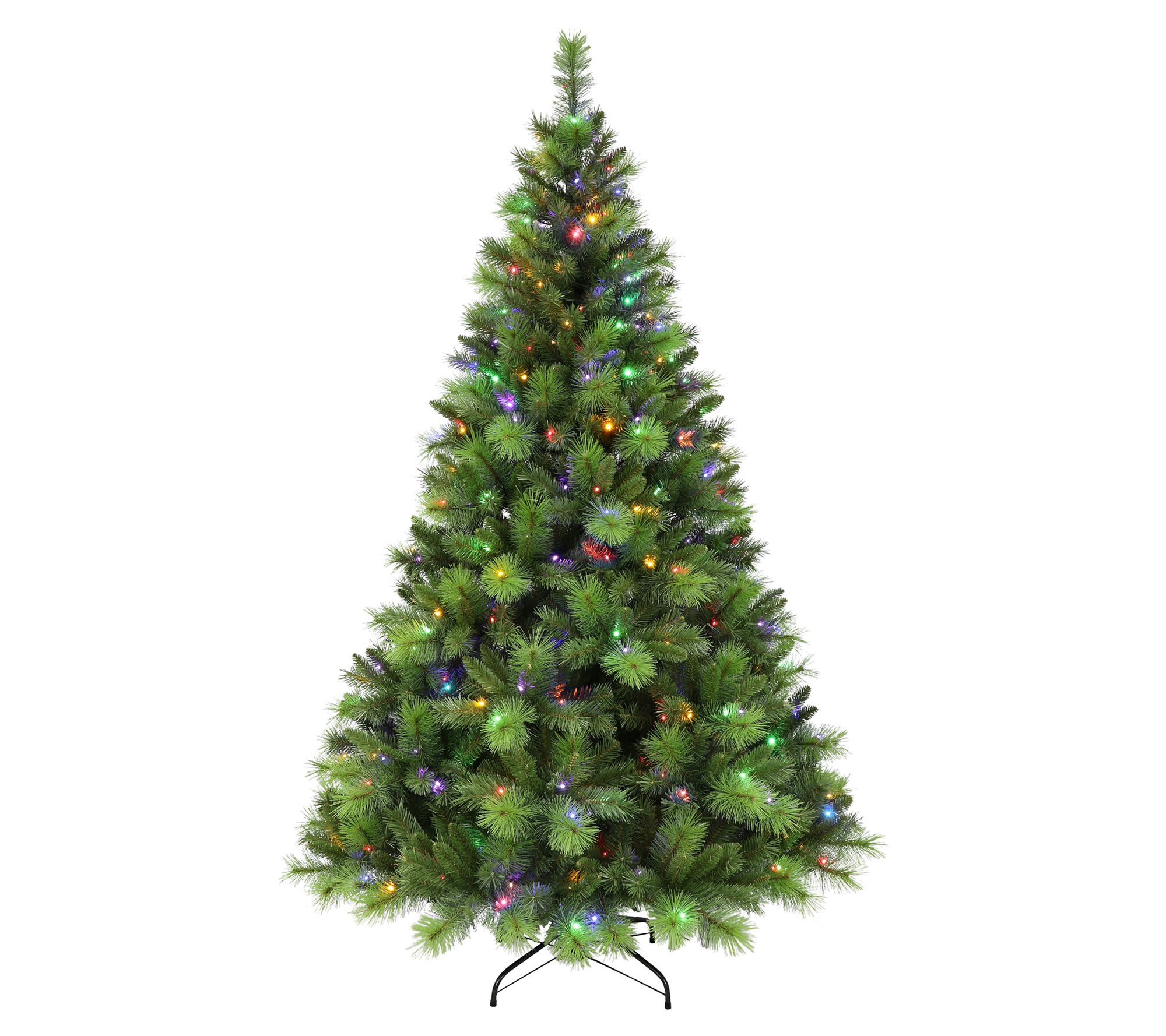 Puleo Pre-Lit 7.5' Adirondack Artificial Christ mas Tree