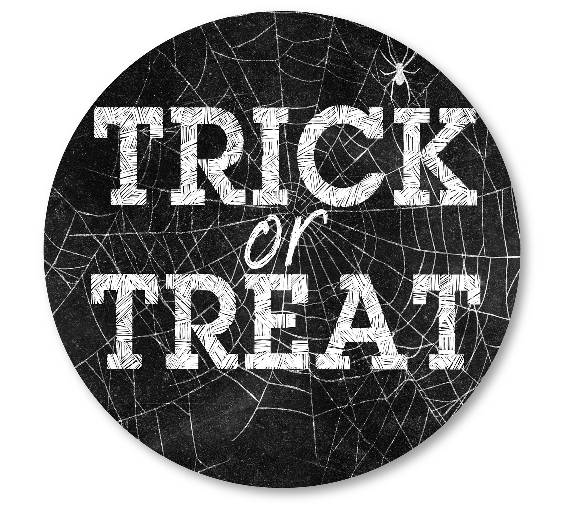 Courtside Market Trick or treat 8x8 Circular Panel