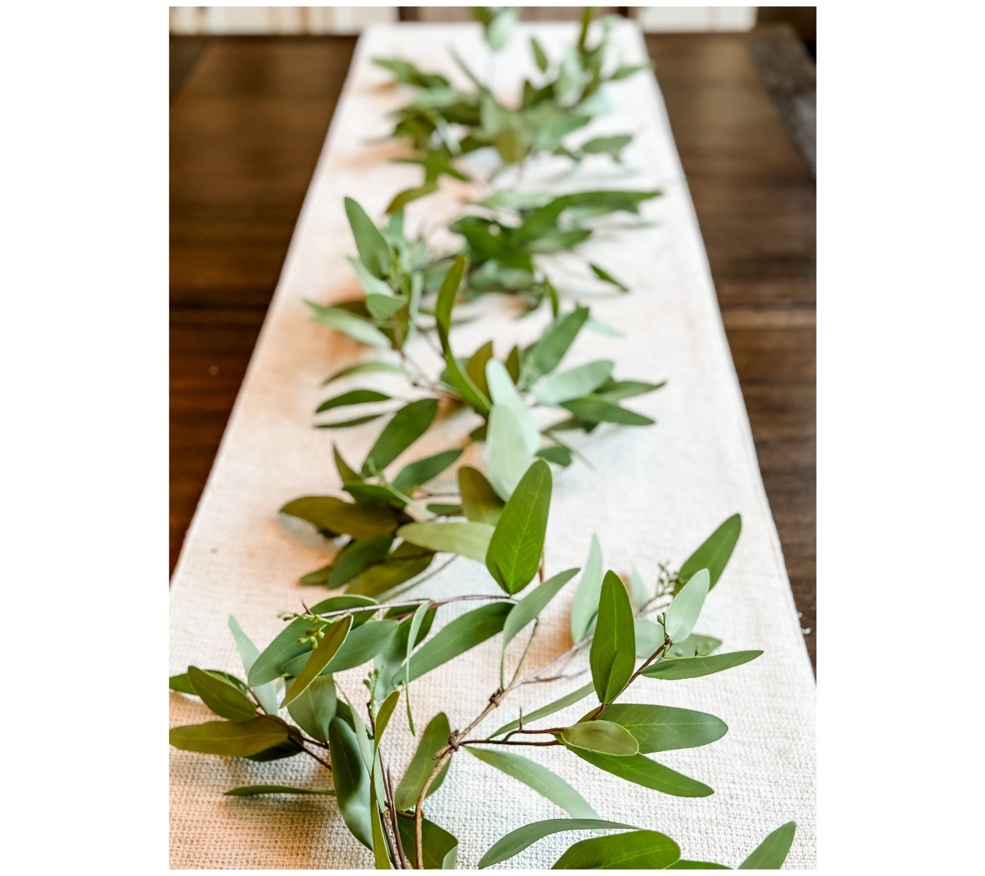 Simply Stunning 5' Real Touch Eucalyptus Garland by Janine Graff 