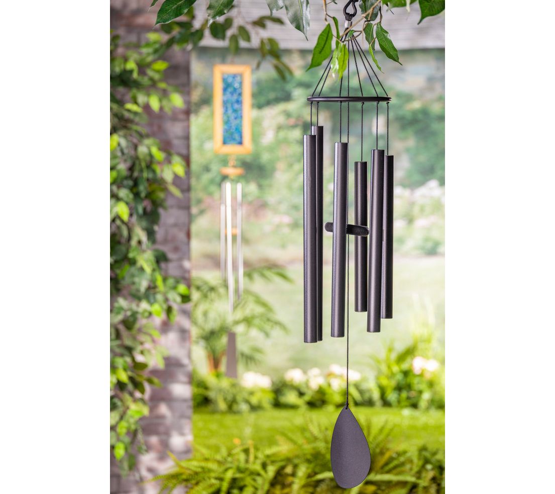 32-in H Metal Wind Chime by Gerson Co - QVC.com