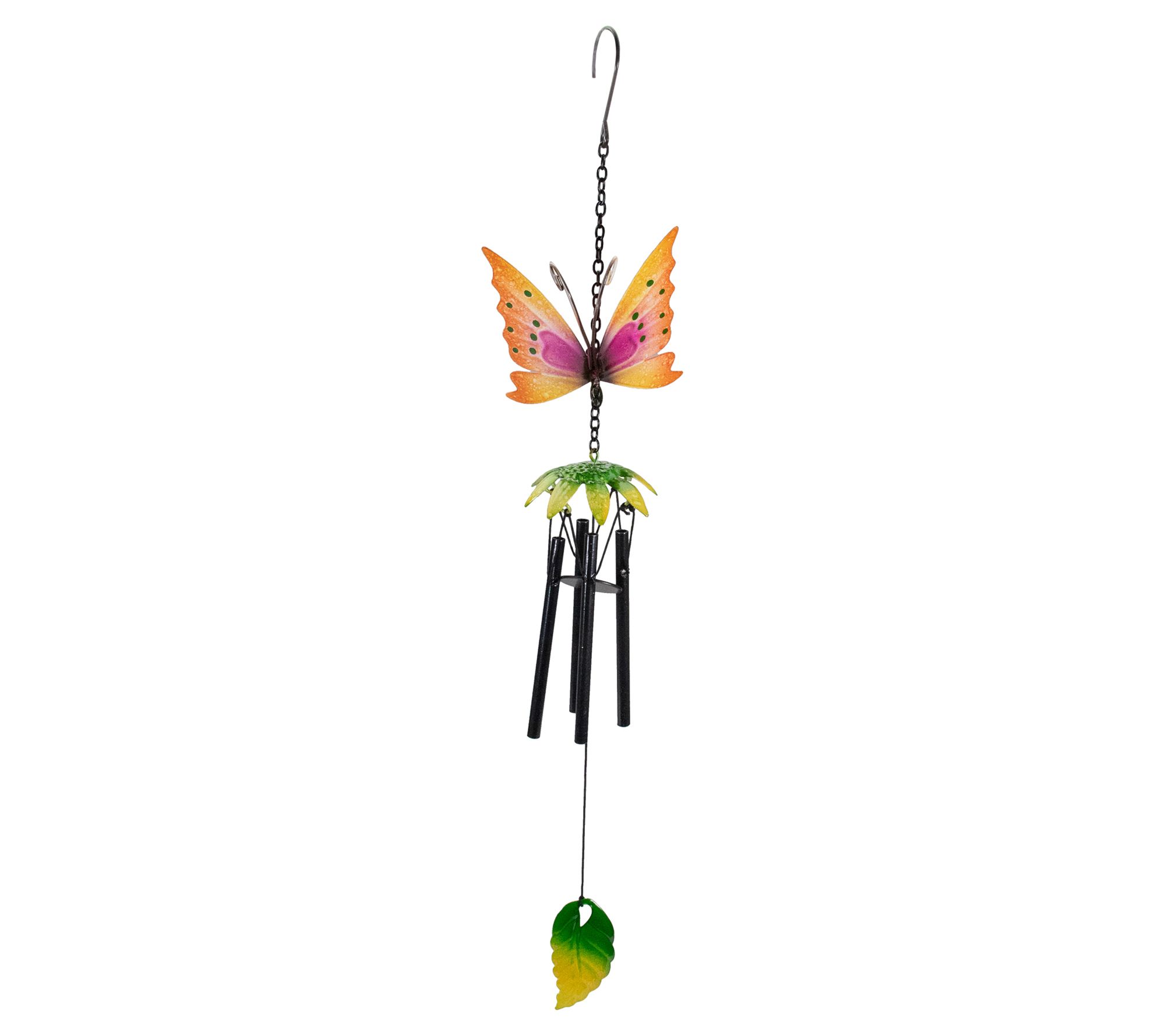 Northlight 19" Metal Butterfly Outdoor Garden Windchime