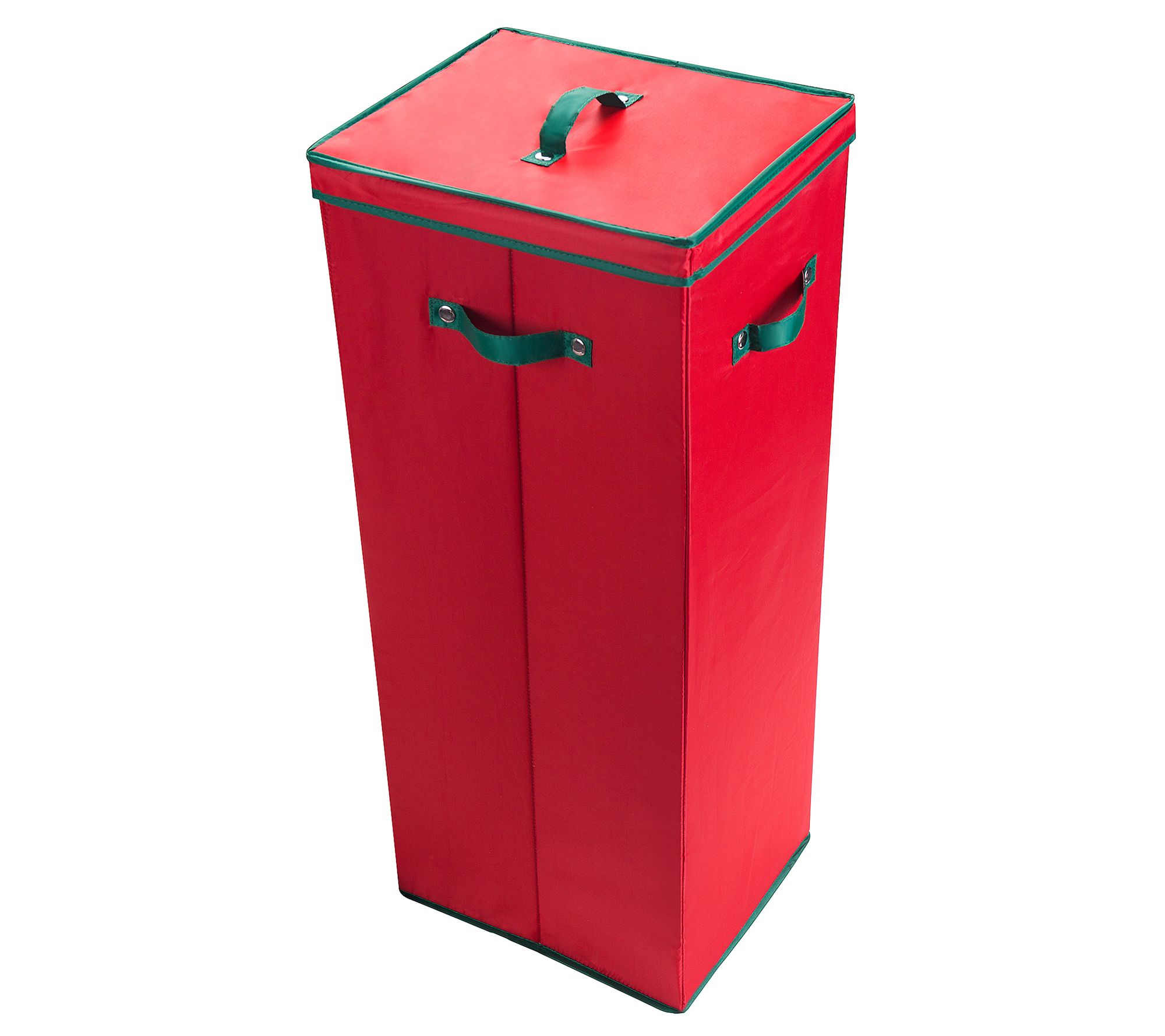 Elf Stor Red Wrapping Paper Storage Box with Lid