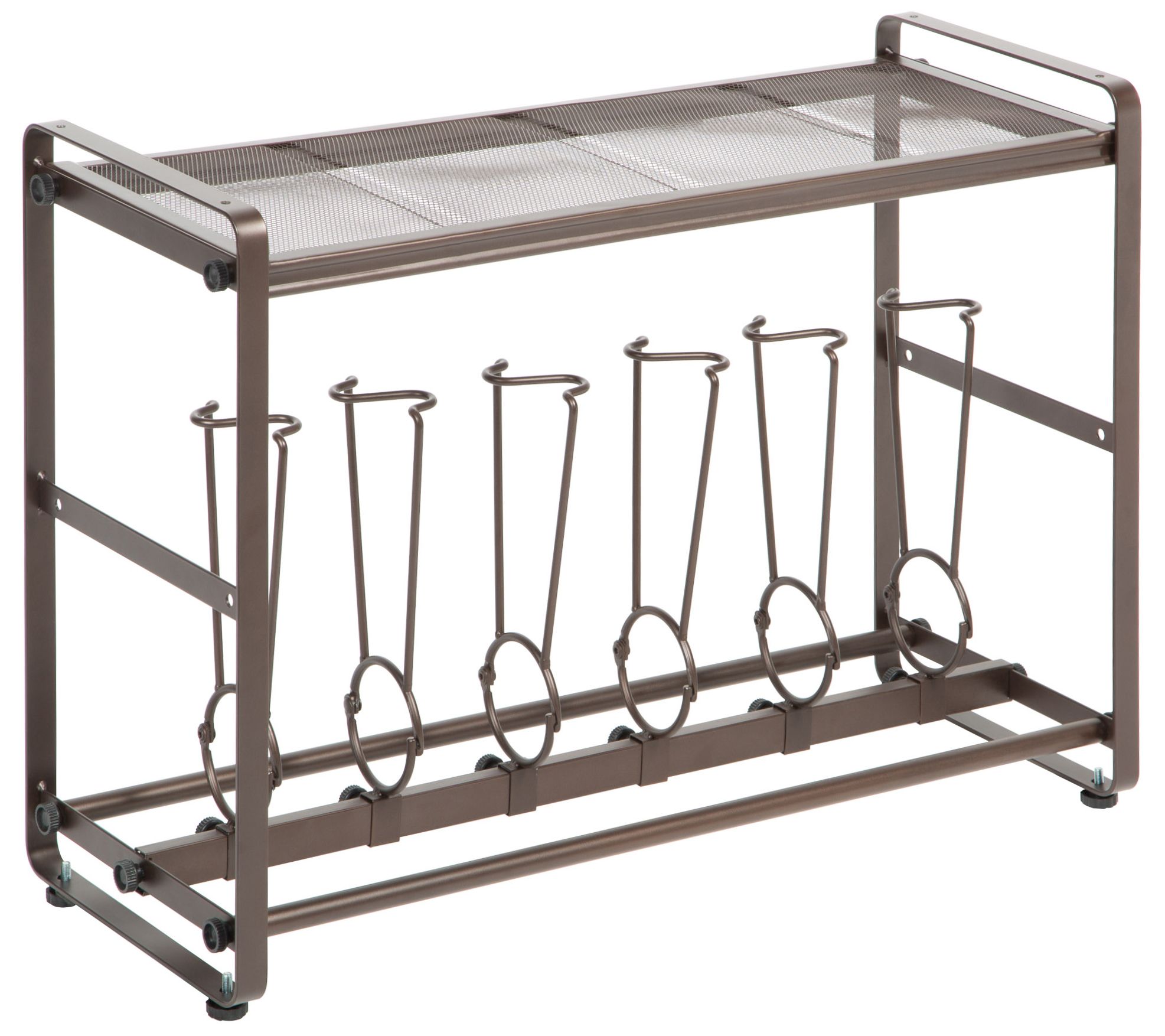 Tilt Out Short Boot Shoe Rack Bronze Finish Qvc Com