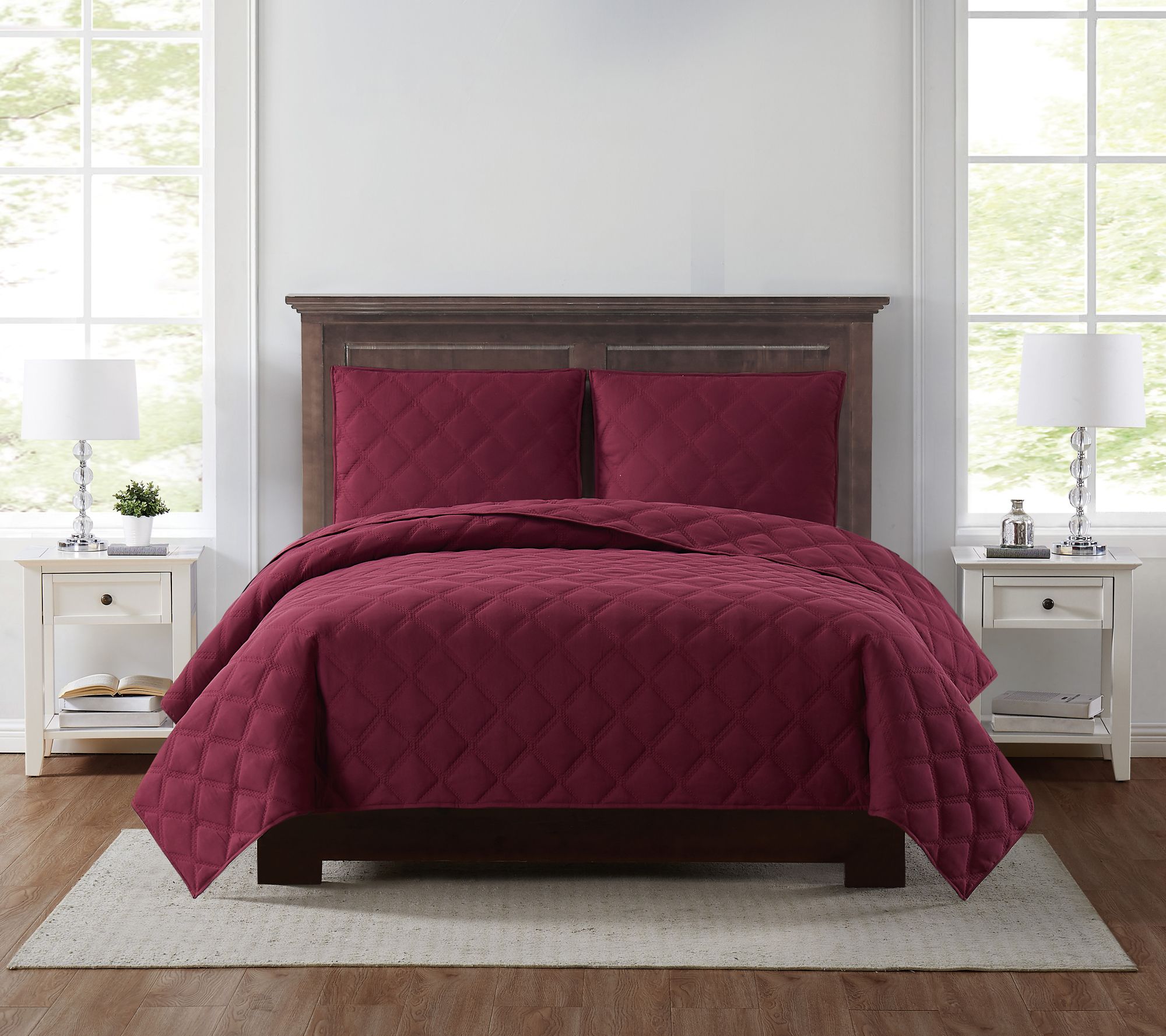 Truly Soft Everyday 3D Puff Full/Queen Quilt Set