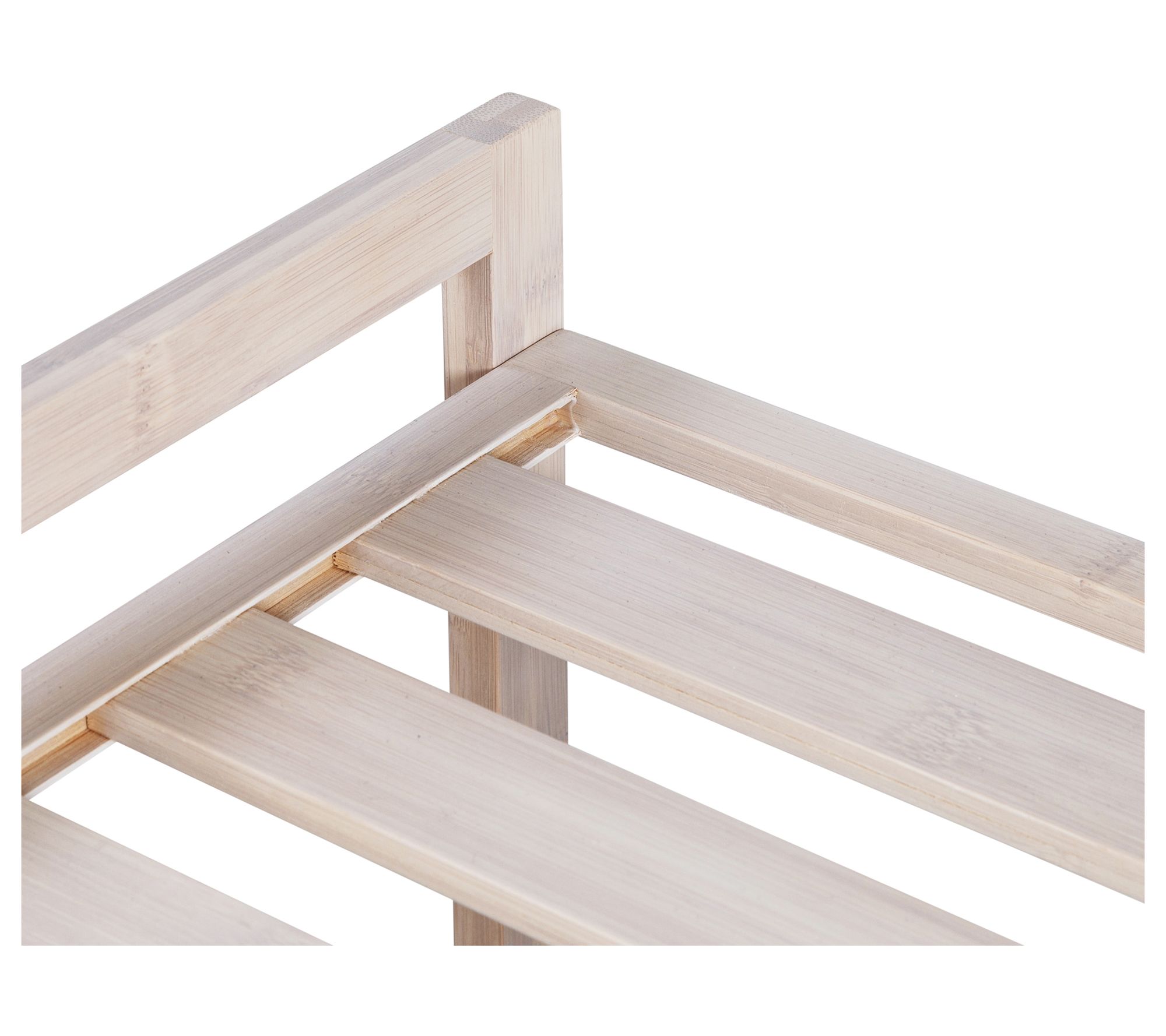 HoneyCanDo 4Tier Bamboo Shoe Rack