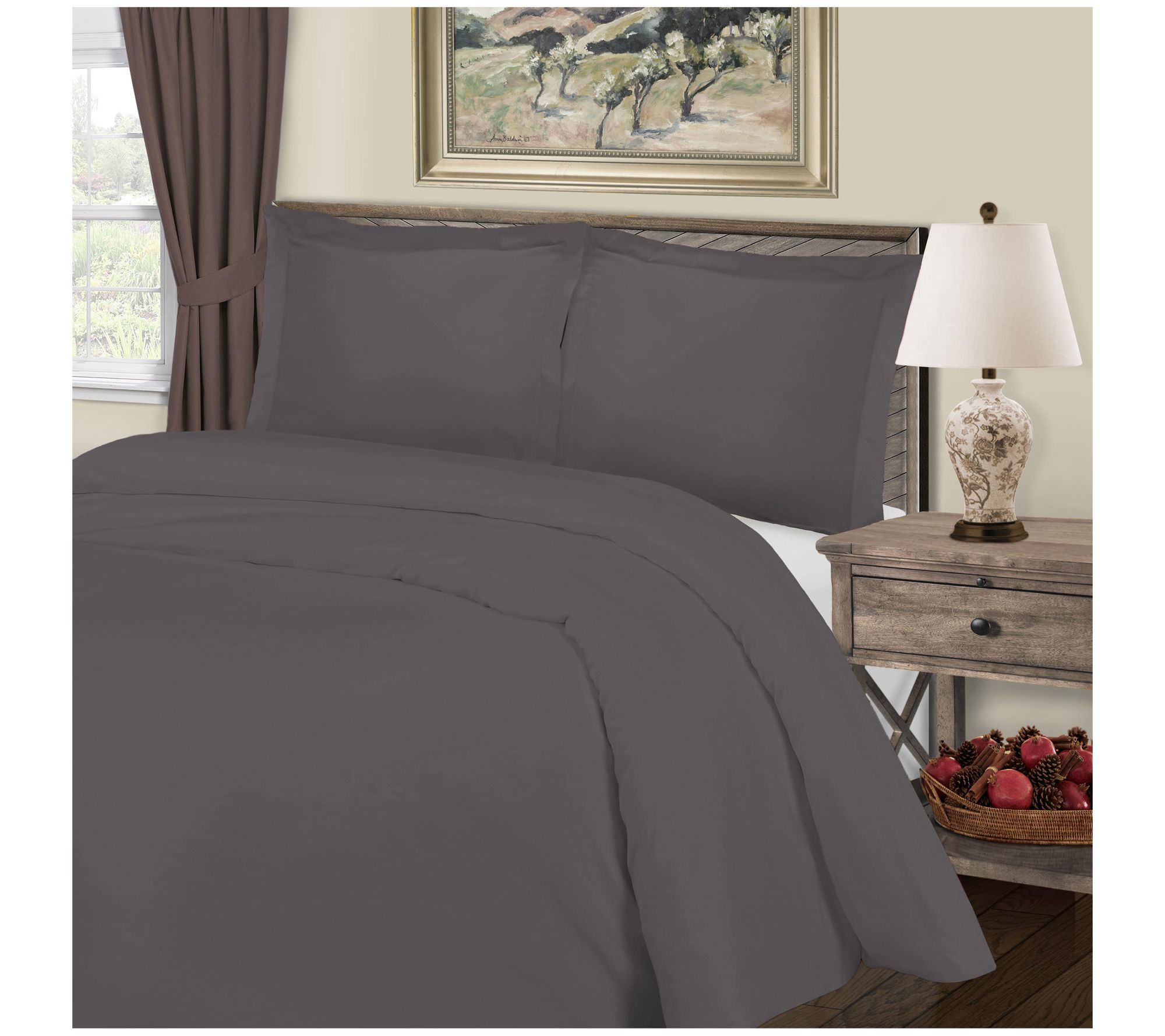 Superior 800-Thread-Count Duvet Cover, King/CK