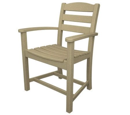 POLYWOOD La Casa Cafe Dining Chair with Arms