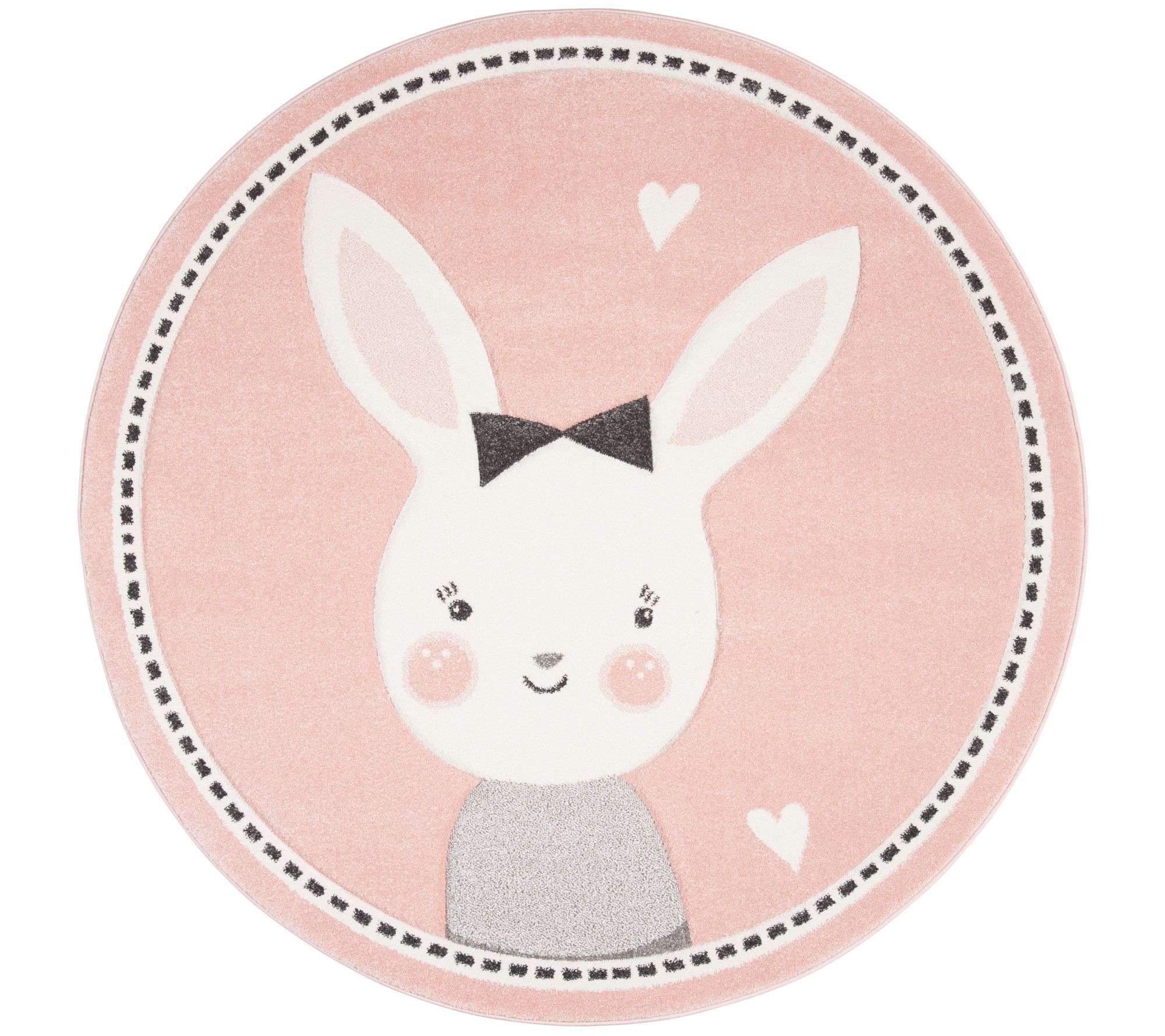 Carousel Kids 166 Collection 4' X 4' Round Rug