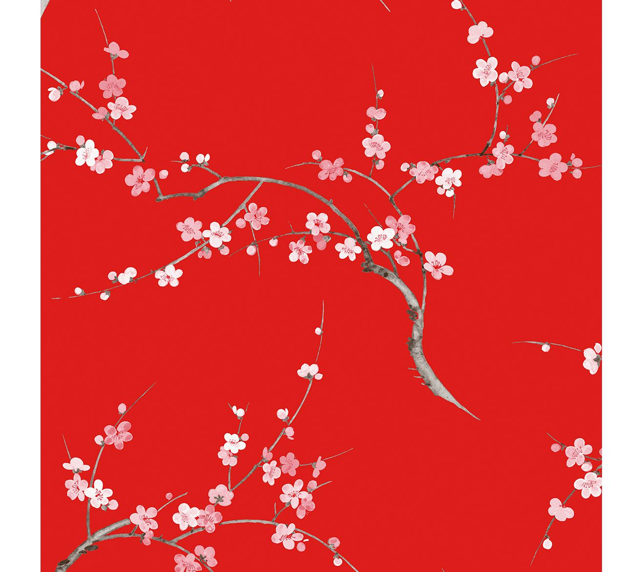 NextWall Cherry Blossom Floral Peel and Stick Wallpaper Roll