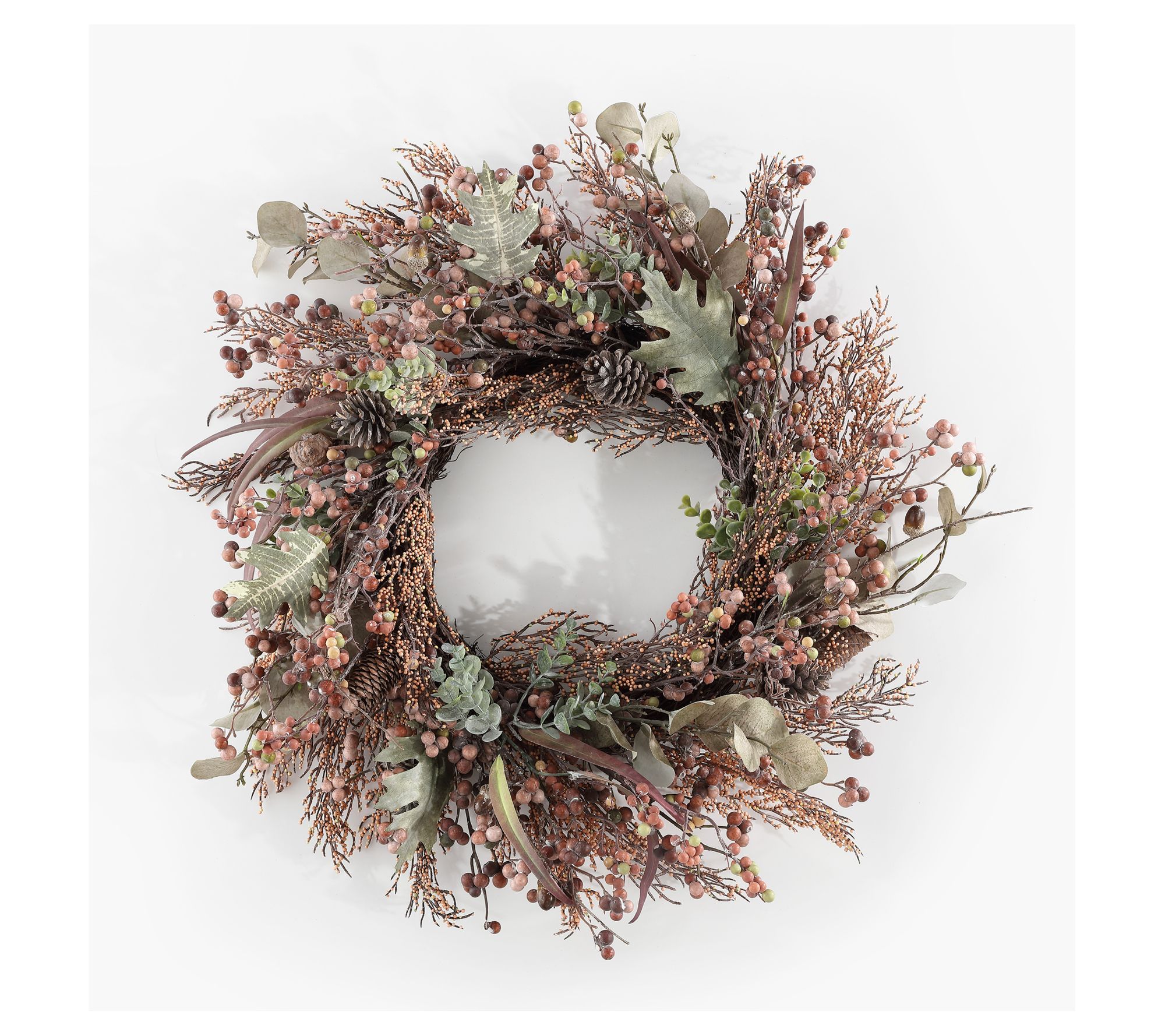 Safavieh Faux 26" Berry & Acorn Wreath