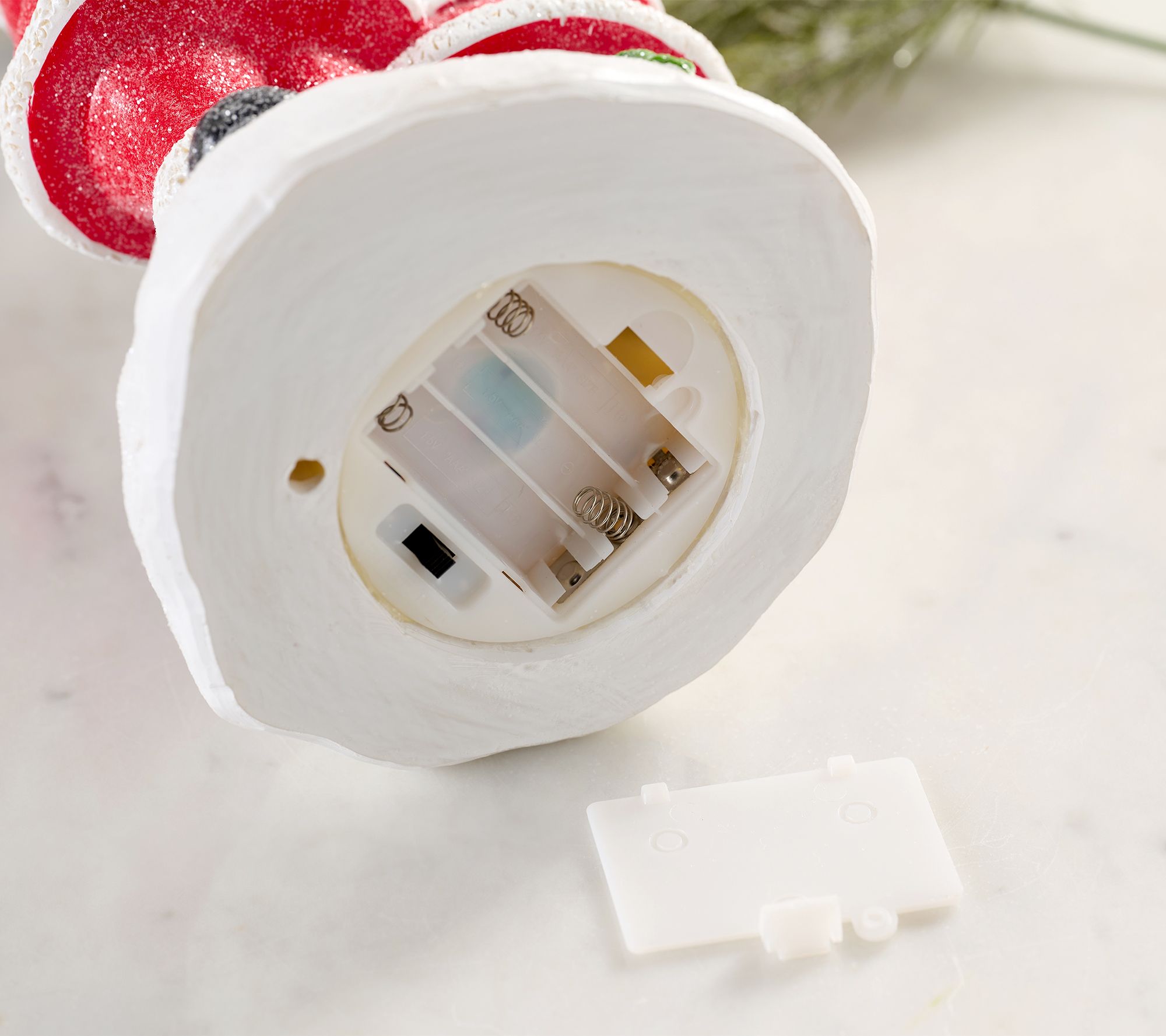 Santa and Mrs.Claus with Illuminated Lamp Post by Valerie