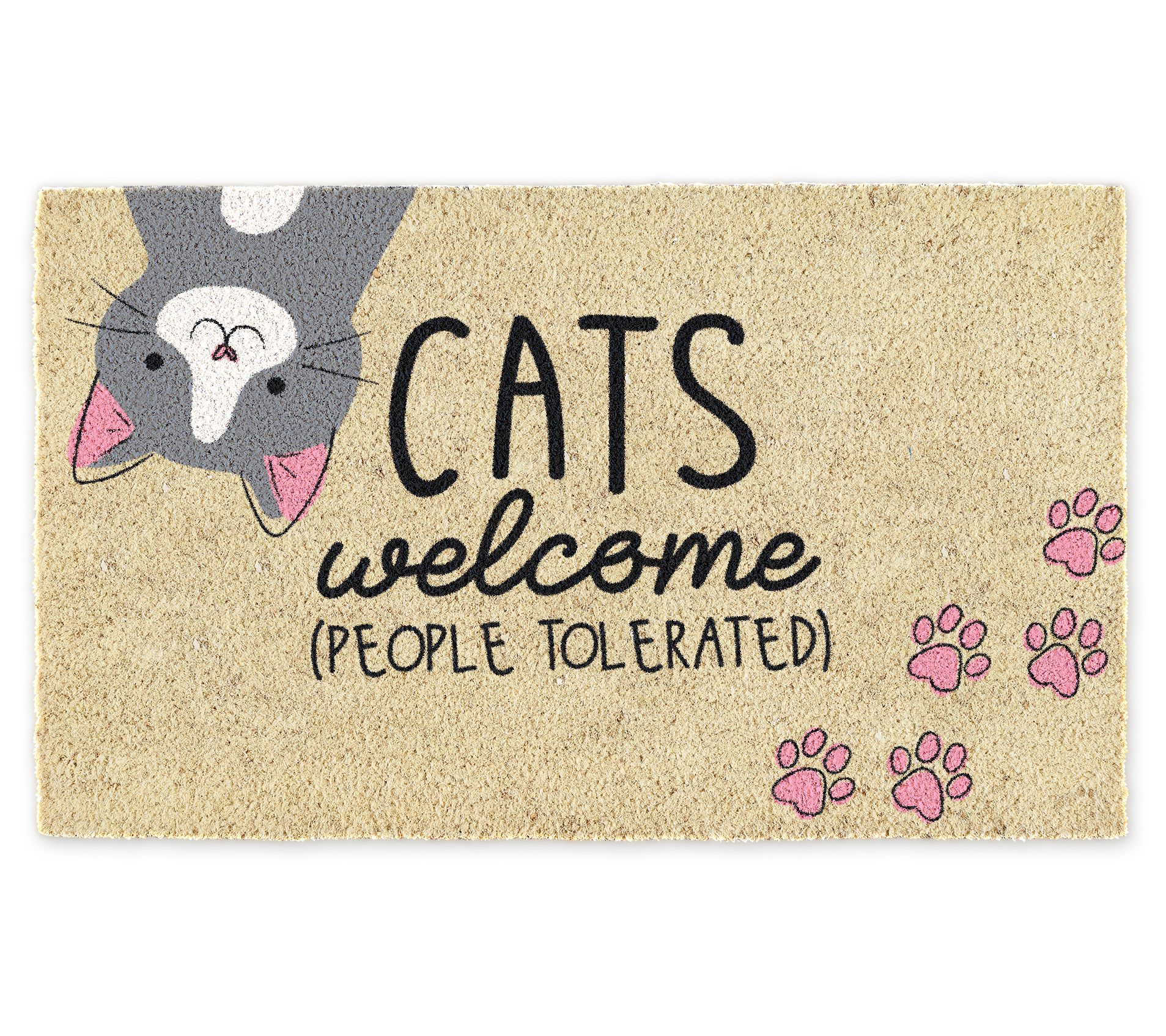 Design Imports Cats Welcome 17" x 29" Doormat