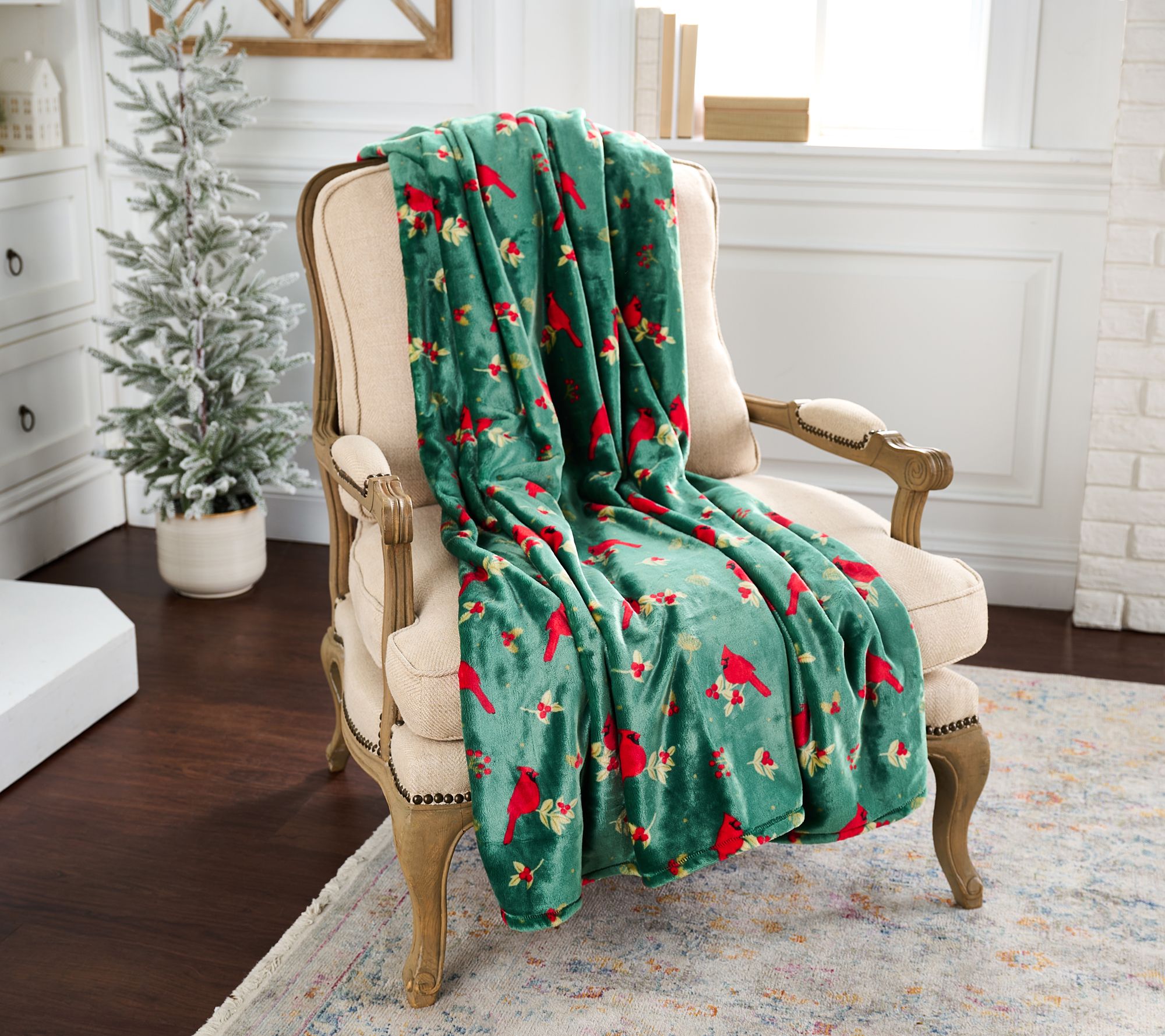 Vintage discount christmas throws