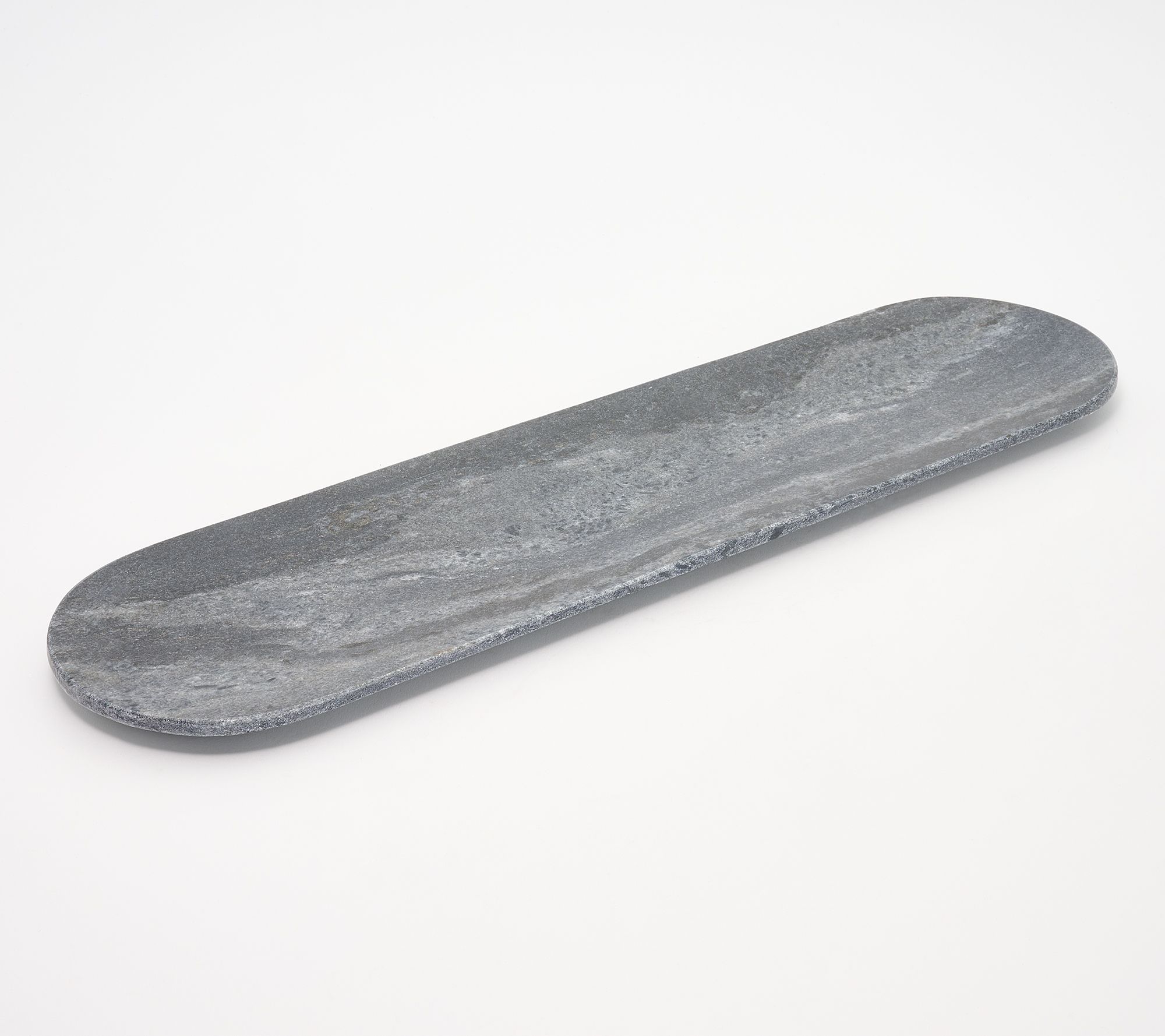 23.5" Marble Stone Table Tray by Bright Bazaar