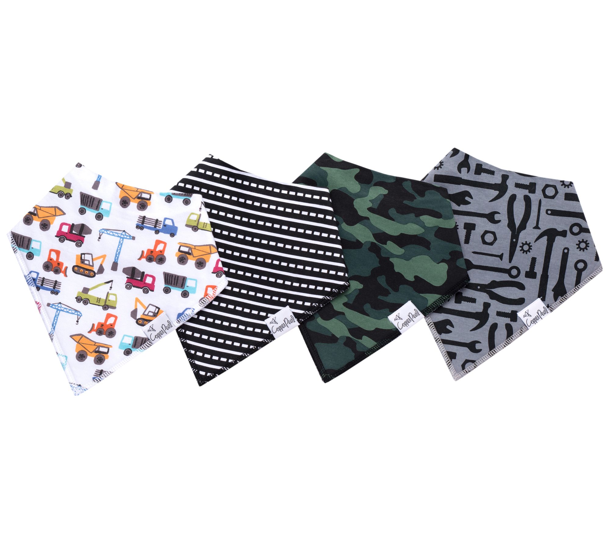 Copper Pearl Bandana Bib Set