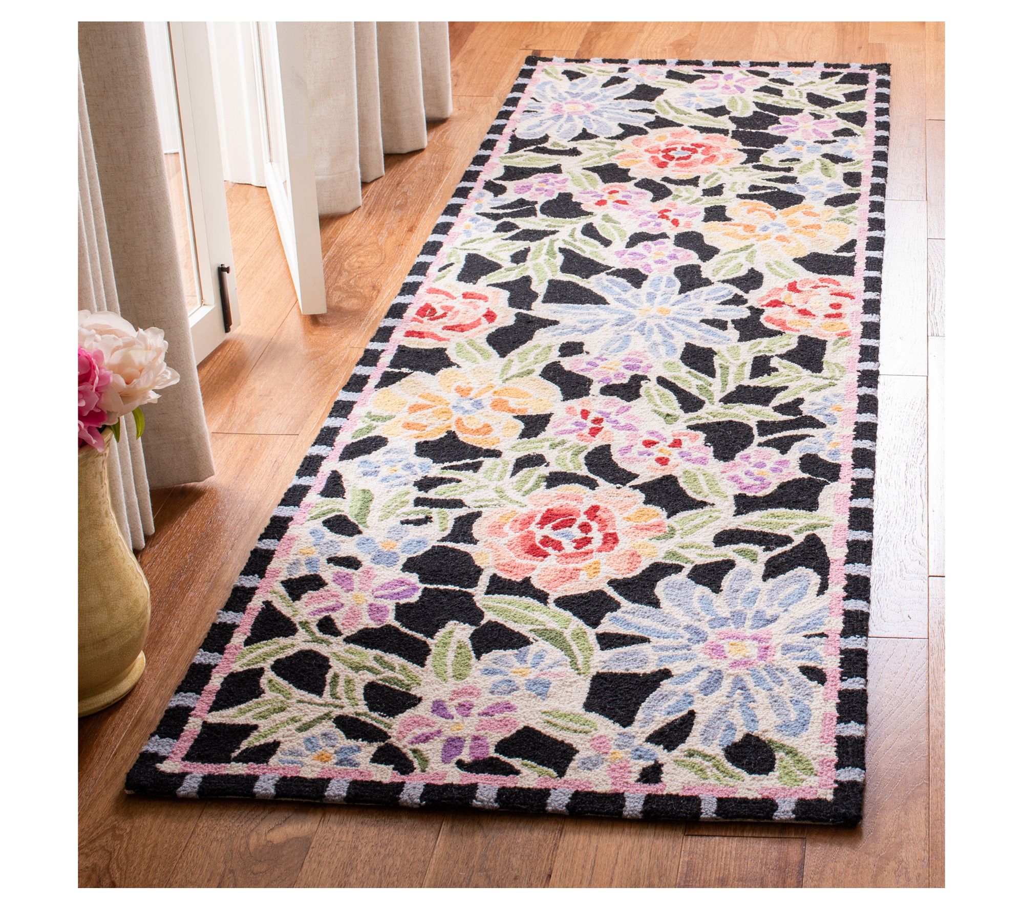 Safavieh HK505C-4R Chelsea 4 ft. x 4 ft. Hand Hooked Round Rug