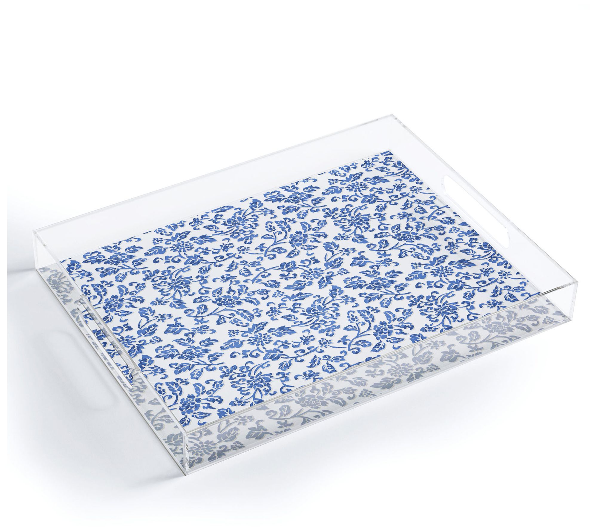 Deny Designs Acrylic Tray -Chinese Flowers 5 byWagner Campelo