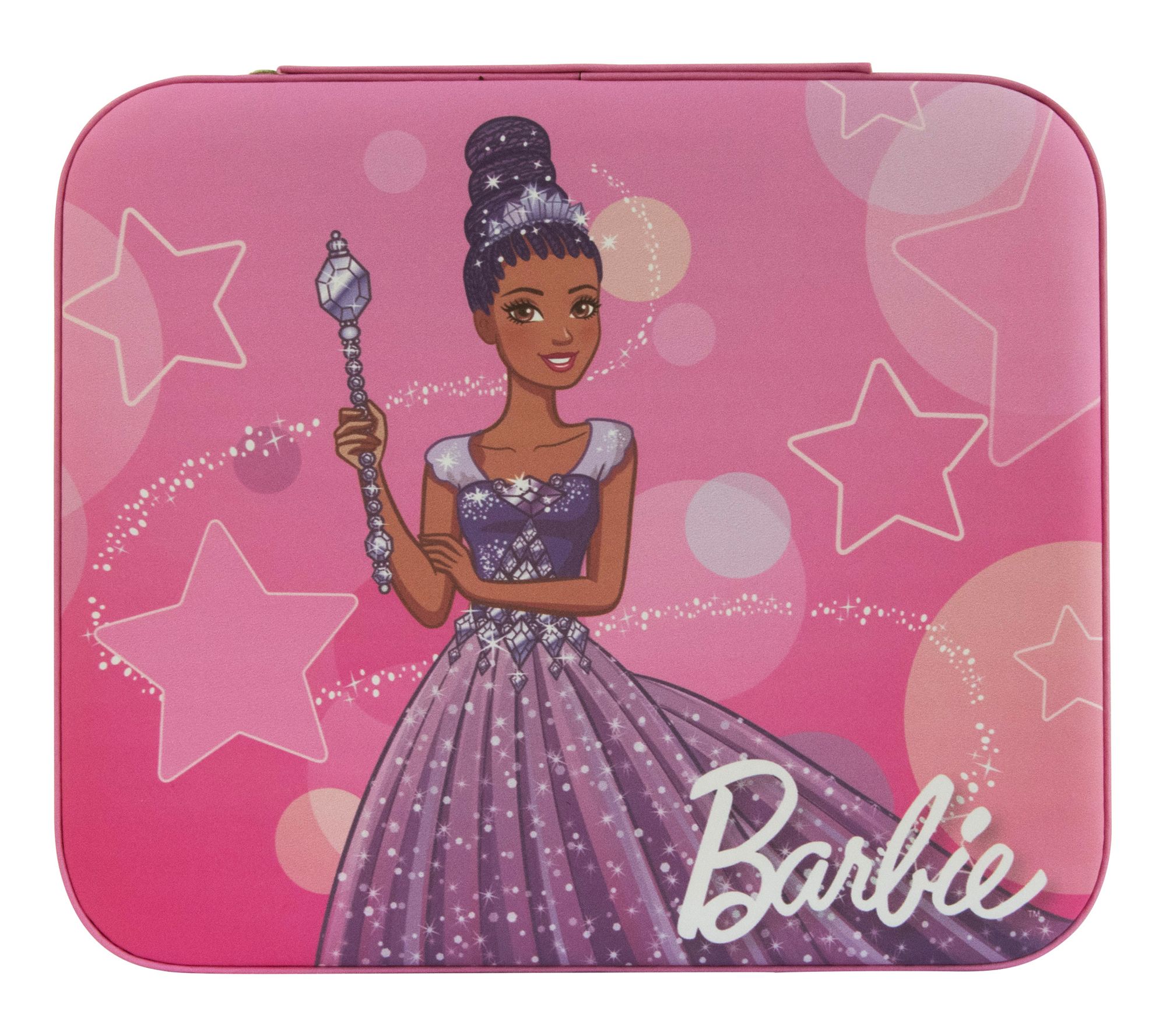 Barbie Star Vegan Leather Travel Jewelry Case by Mele and Co