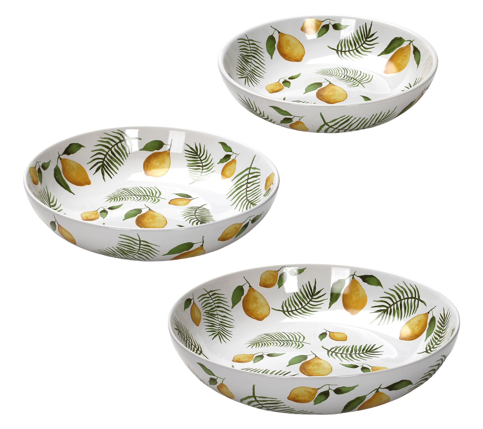 Temp-tations Seasonal Set of 3 Shallow Nesting Bowl Set